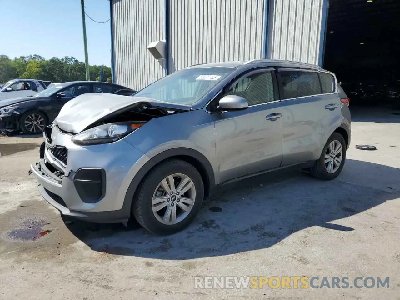 1 Photograph of a damaged car KNDPM3ACXK7621124 KIA SPORTAGE 2019
