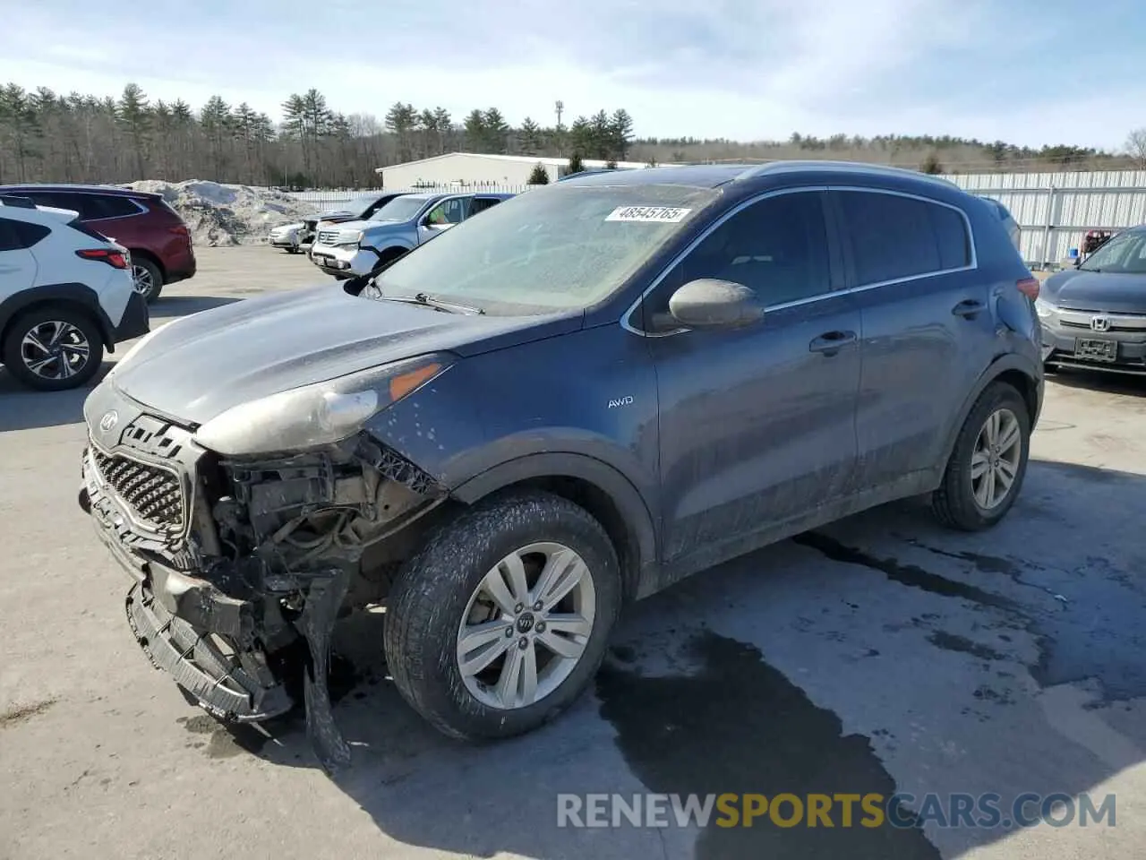 1 Photograph of a damaged car KNDPMCAC0K7551553 KIA SPORTAGE 2019