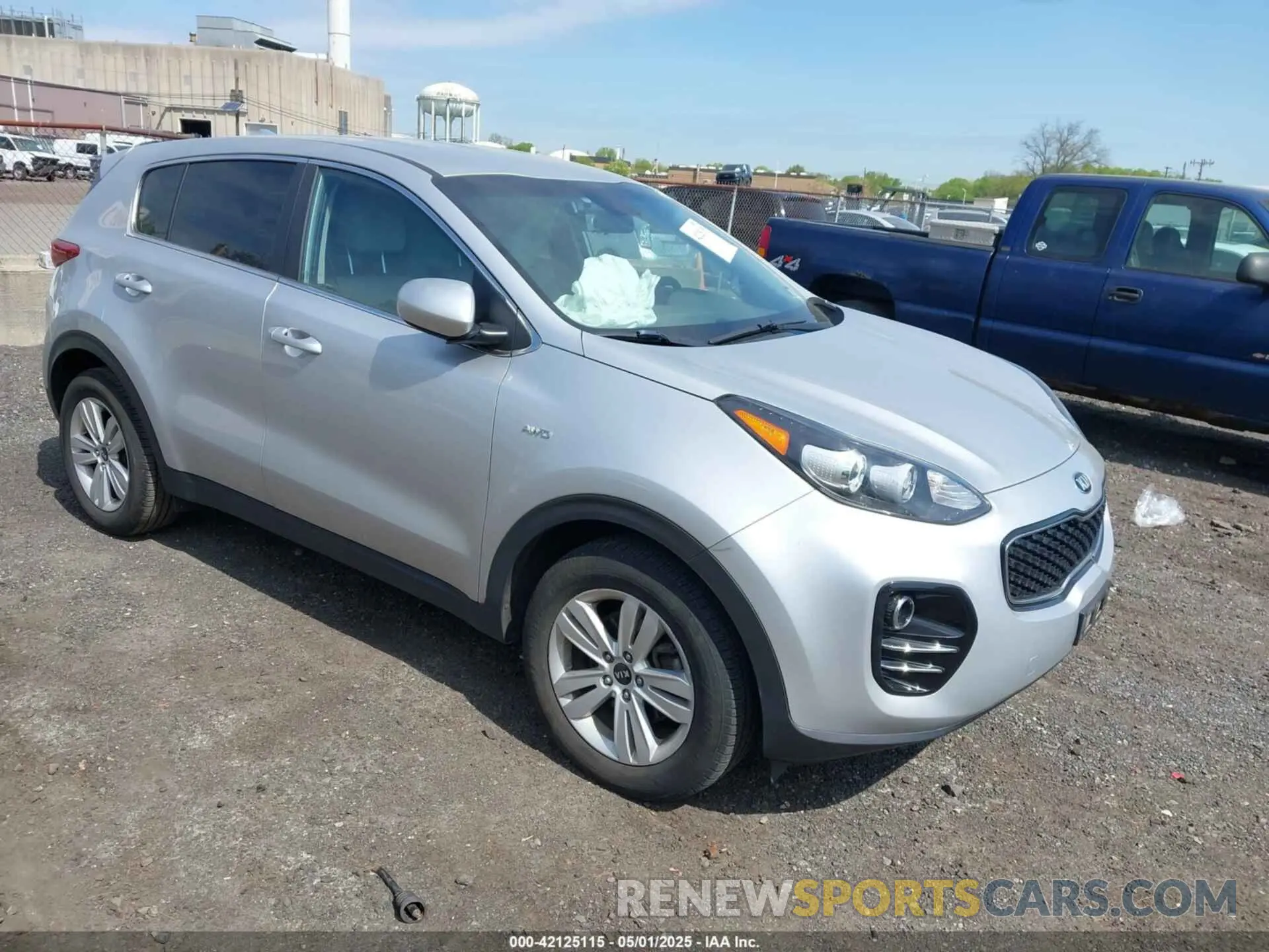 1 Photograph of a damaged car KNDPMCAC0K7588635 KIA SPORTAGE 2019