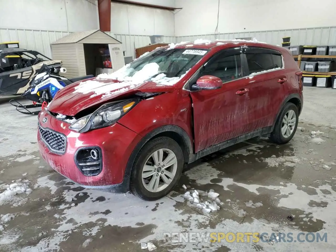 1 Photograph of a damaged car KNDPMCAC0K7620628 KIA SPORTAGE 2019