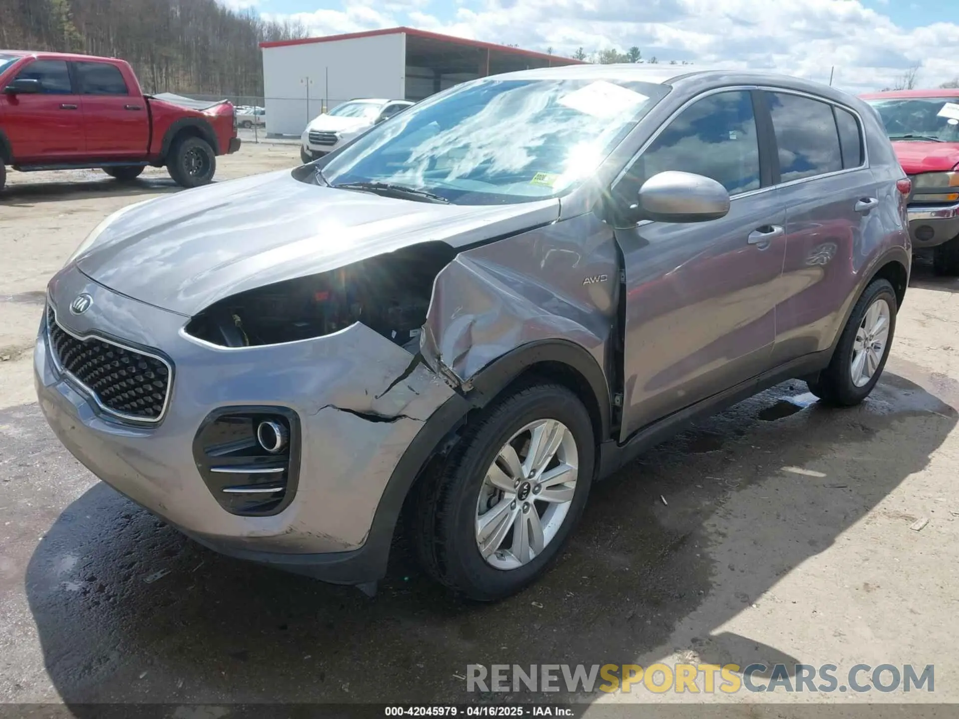 2 Photograph of a damaged car KNDPMCAC1K7549844 KIA SPORTAGE 2019