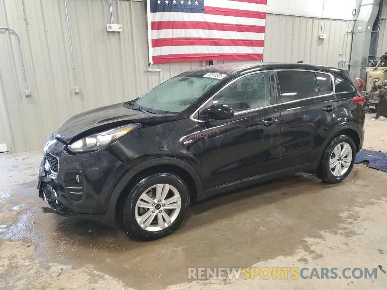 1 Photograph of a damaged car KNDPMCAC1K7601747 KIA SPORTAGE 2019