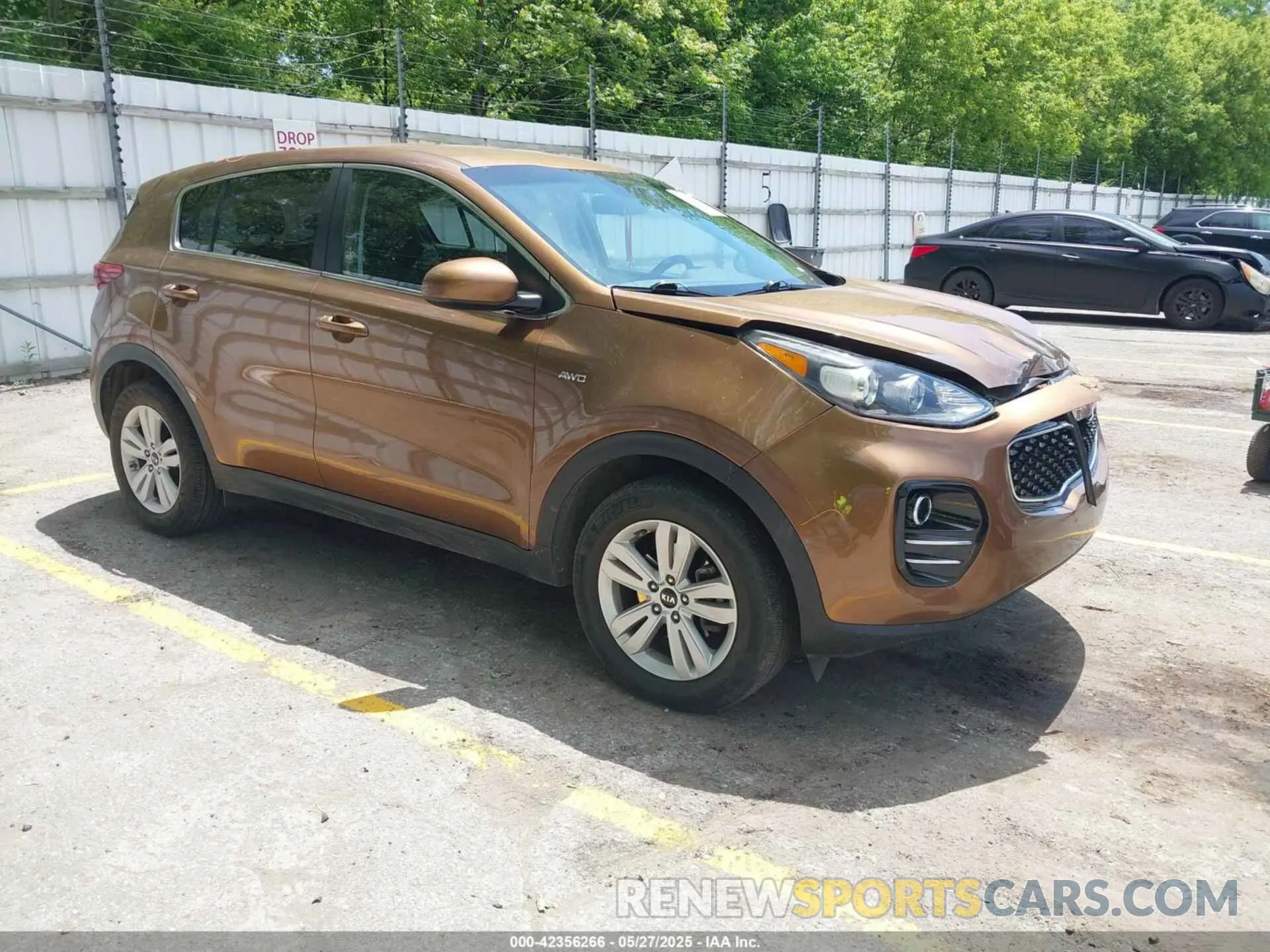 1 Photograph of a damaged car KNDPMCAC1K7615602 KIA SPORTAGE 2019