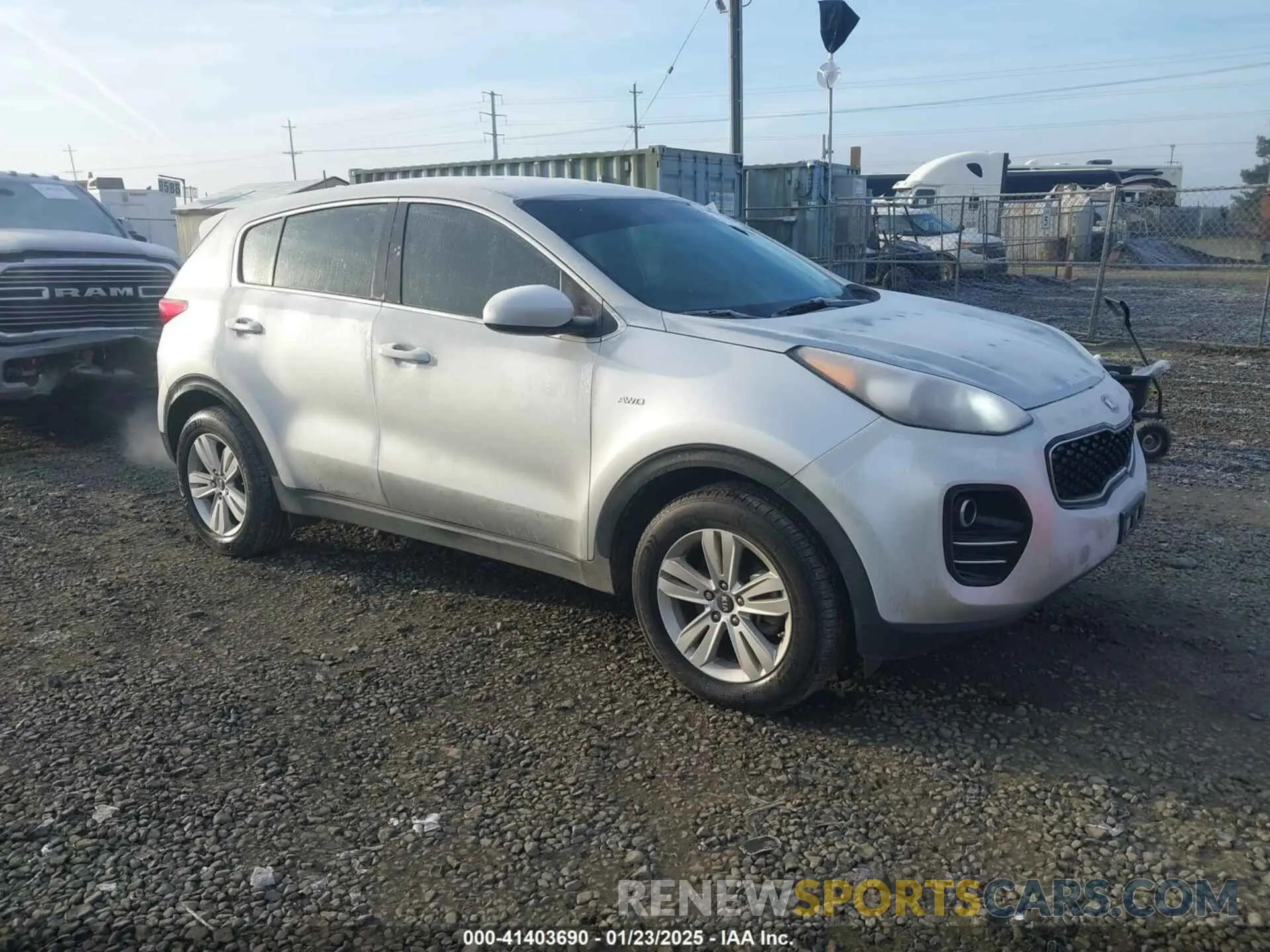 1 Photograph of a damaged car KNDPMCAC2K7508820 KIA SPORTAGE 2019