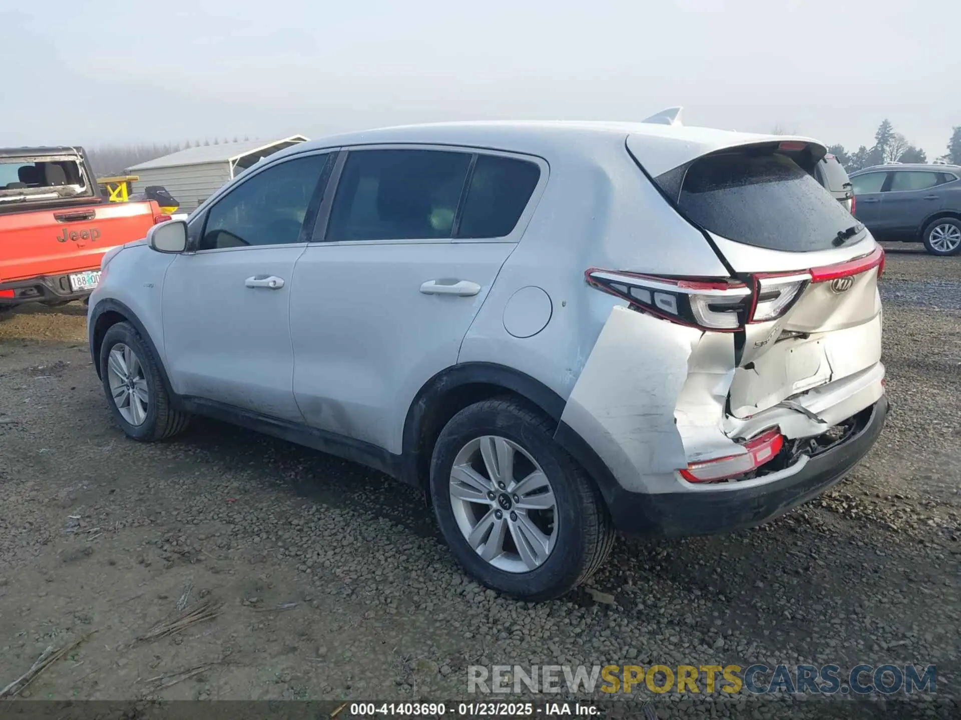3 Photograph of a damaged car KNDPMCAC2K7508820 KIA SPORTAGE 2019