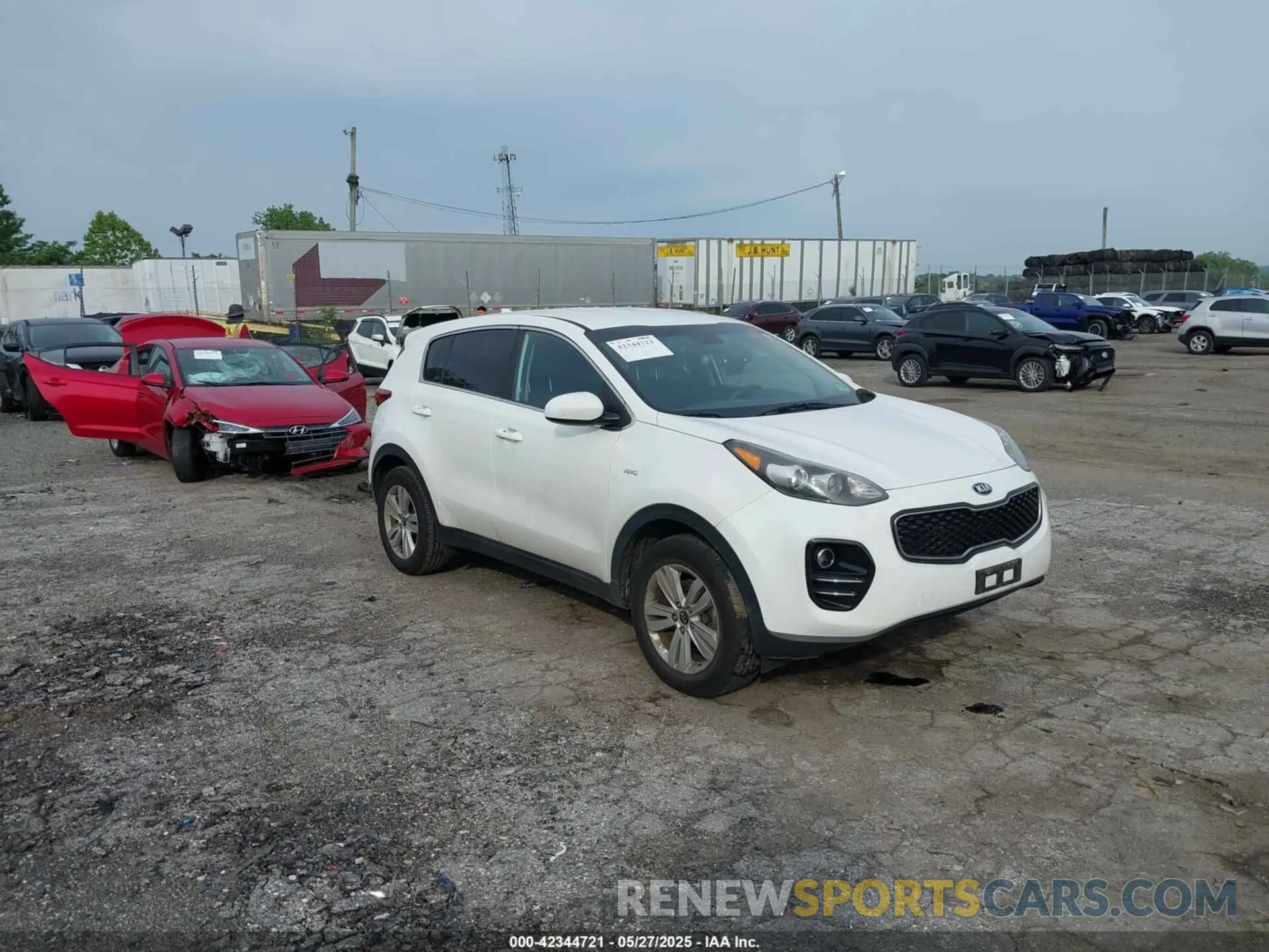 1 Photograph of a damaged car KNDPMCAC2K7527657 KIA SPORTAGE 2019