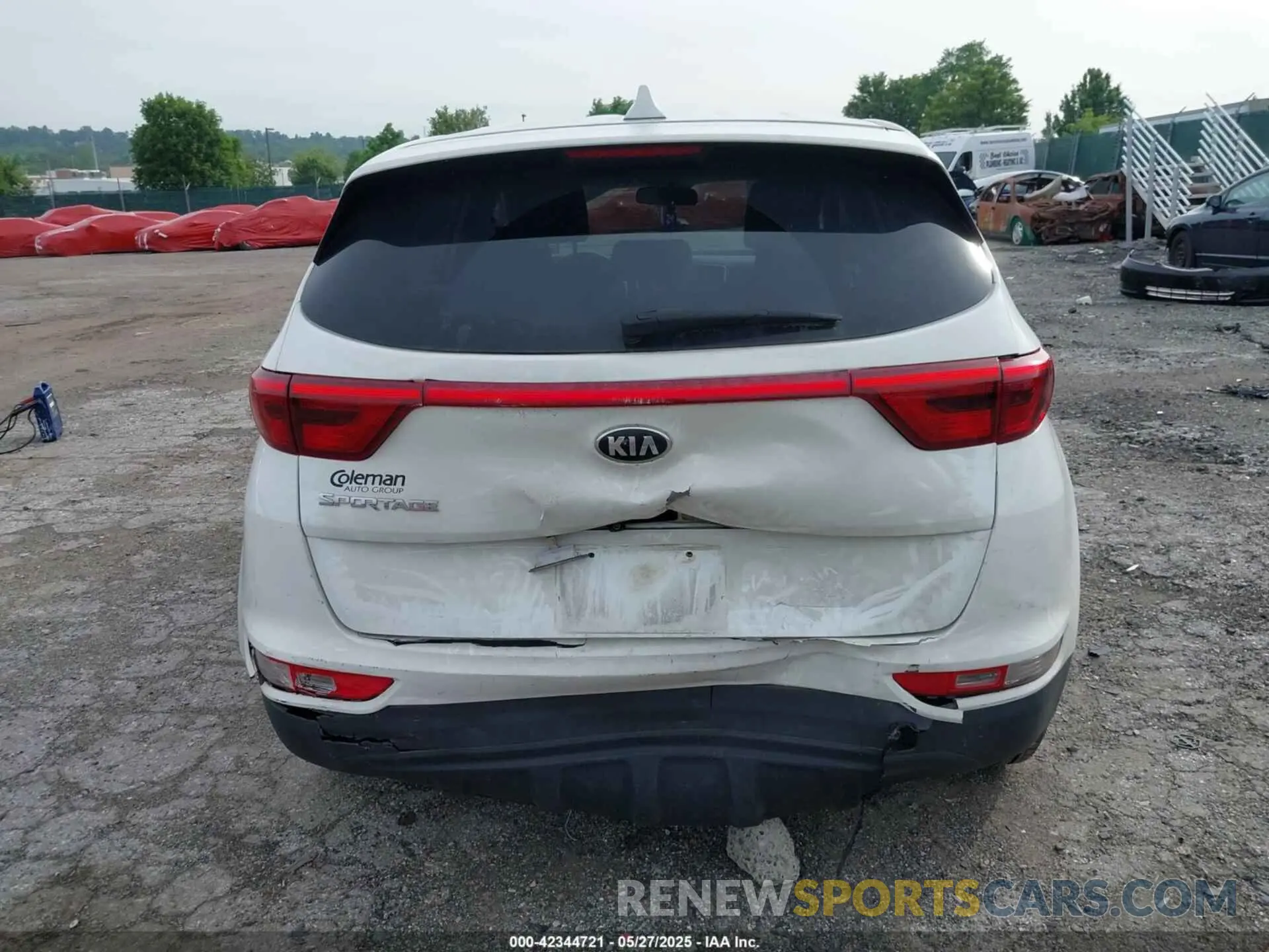 6 Photograph of a damaged car KNDPMCAC2K7527657 KIA SPORTAGE 2019