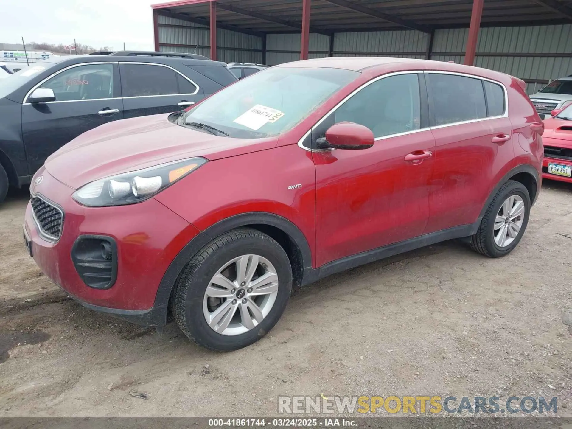 2 Photograph of a damaged car KNDPMCAC2K7530493 KIA SPORTAGE 2019