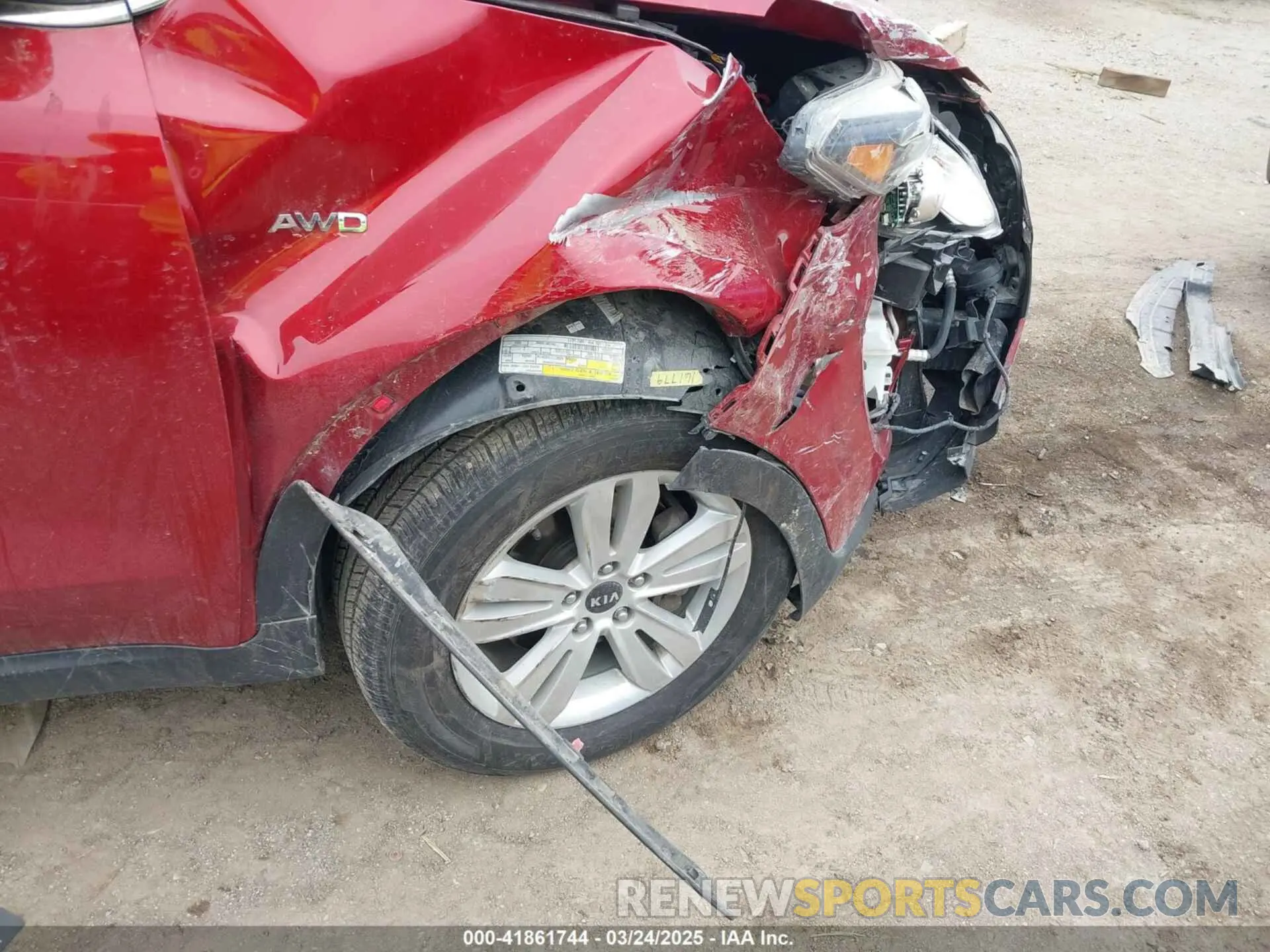 6 Photograph of a damaged car KNDPMCAC2K7530493 KIA SPORTAGE 2019