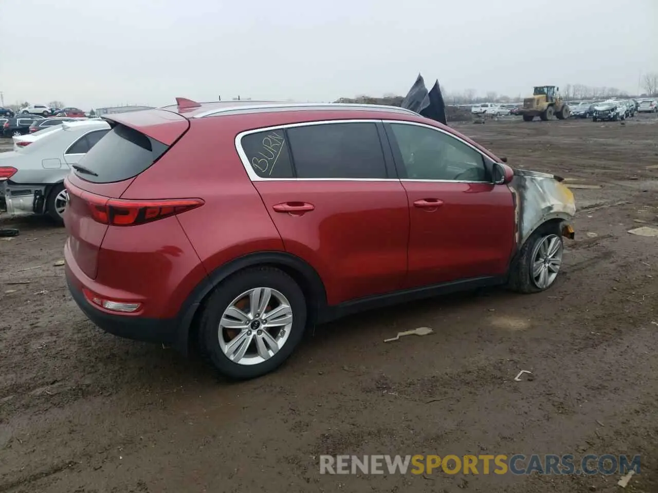 3 Photograph of a damaged car KNDPMCAC2K7587776 KIA SPORTAGE 2019