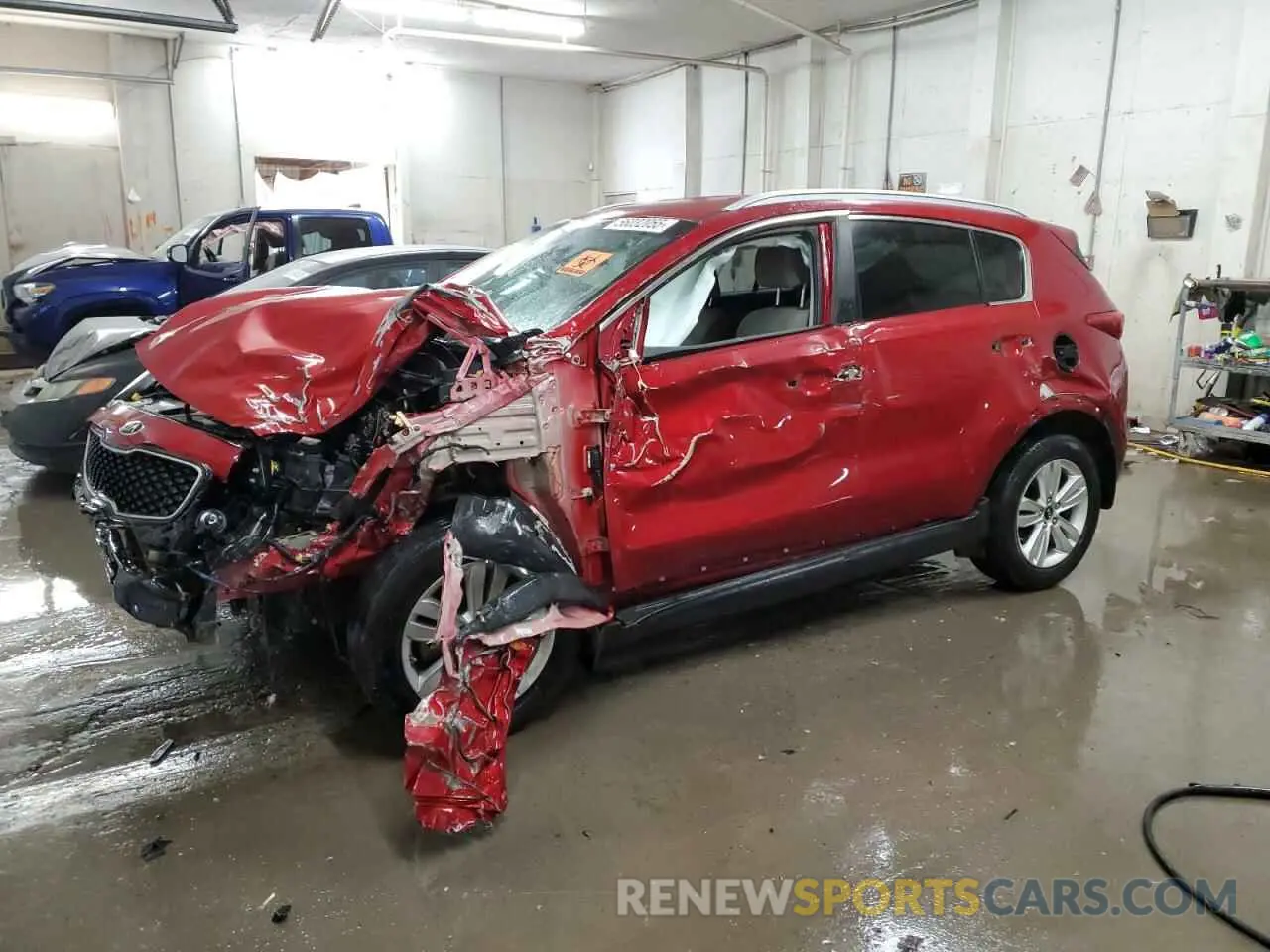 1 Photograph of a damaged car KNDPMCAC3K7548887 KIA SPORTAGE 2019
