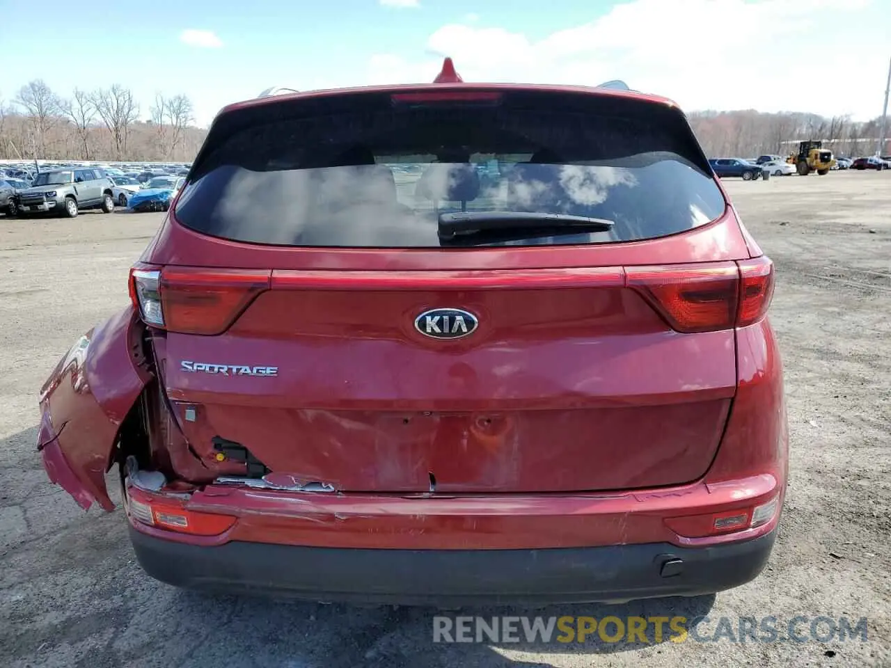 6 Photograph of a damaged car KNDPMCAC3K7624673 KIA SPORTAGE 2019