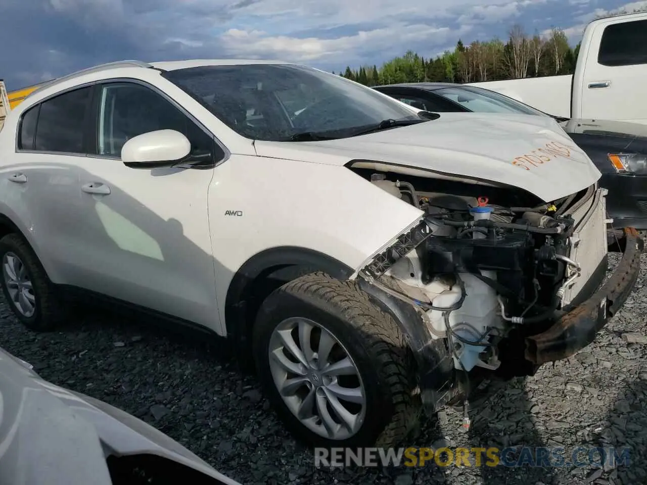 4 Photograph of a damaged car KNDPMCAC4K7493527 KIA SPORTAGE 2019