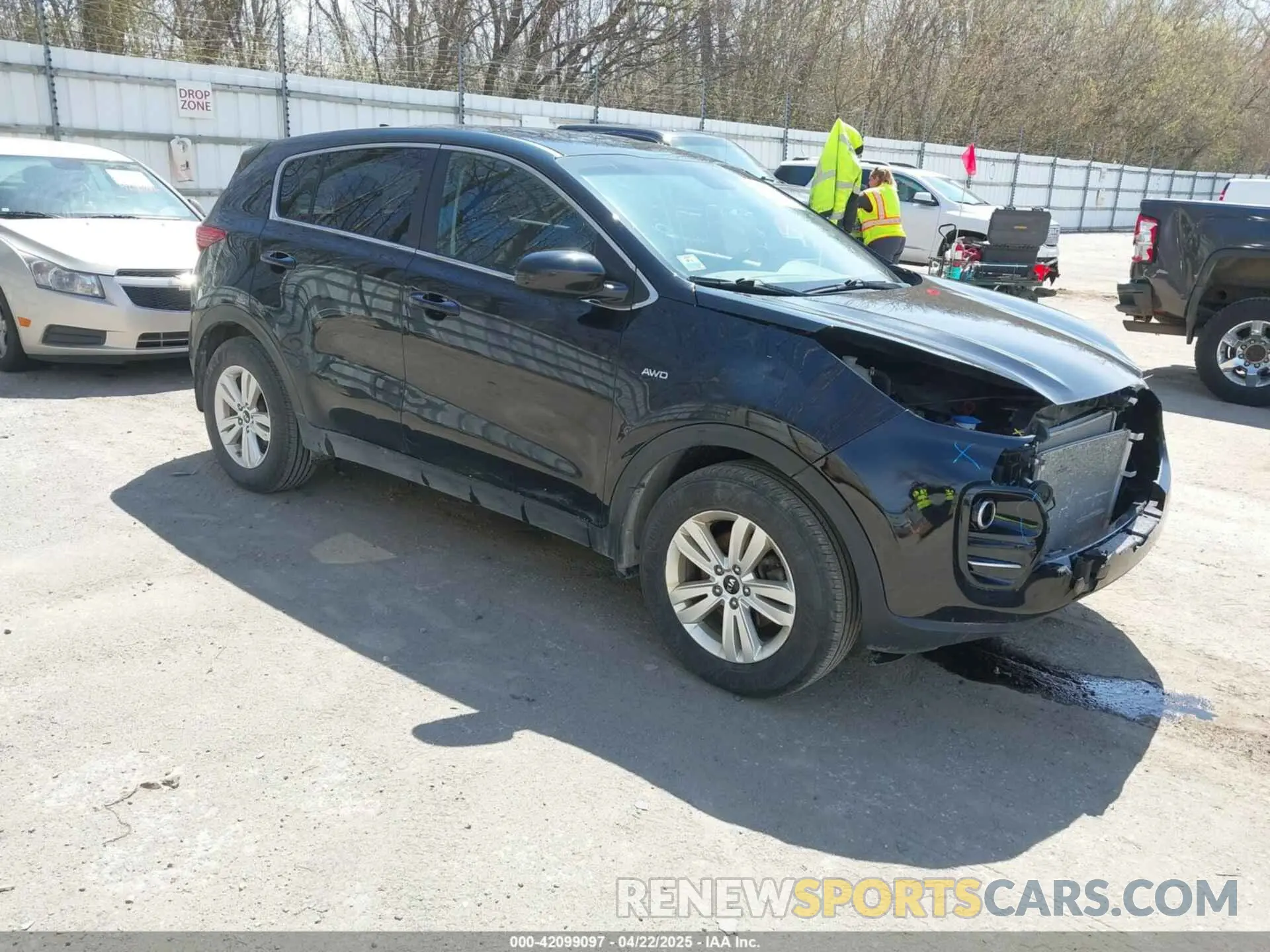 1 Photograph of a damaged car KNDPMCAC4K7606263 KIA SPORTAGE 2019