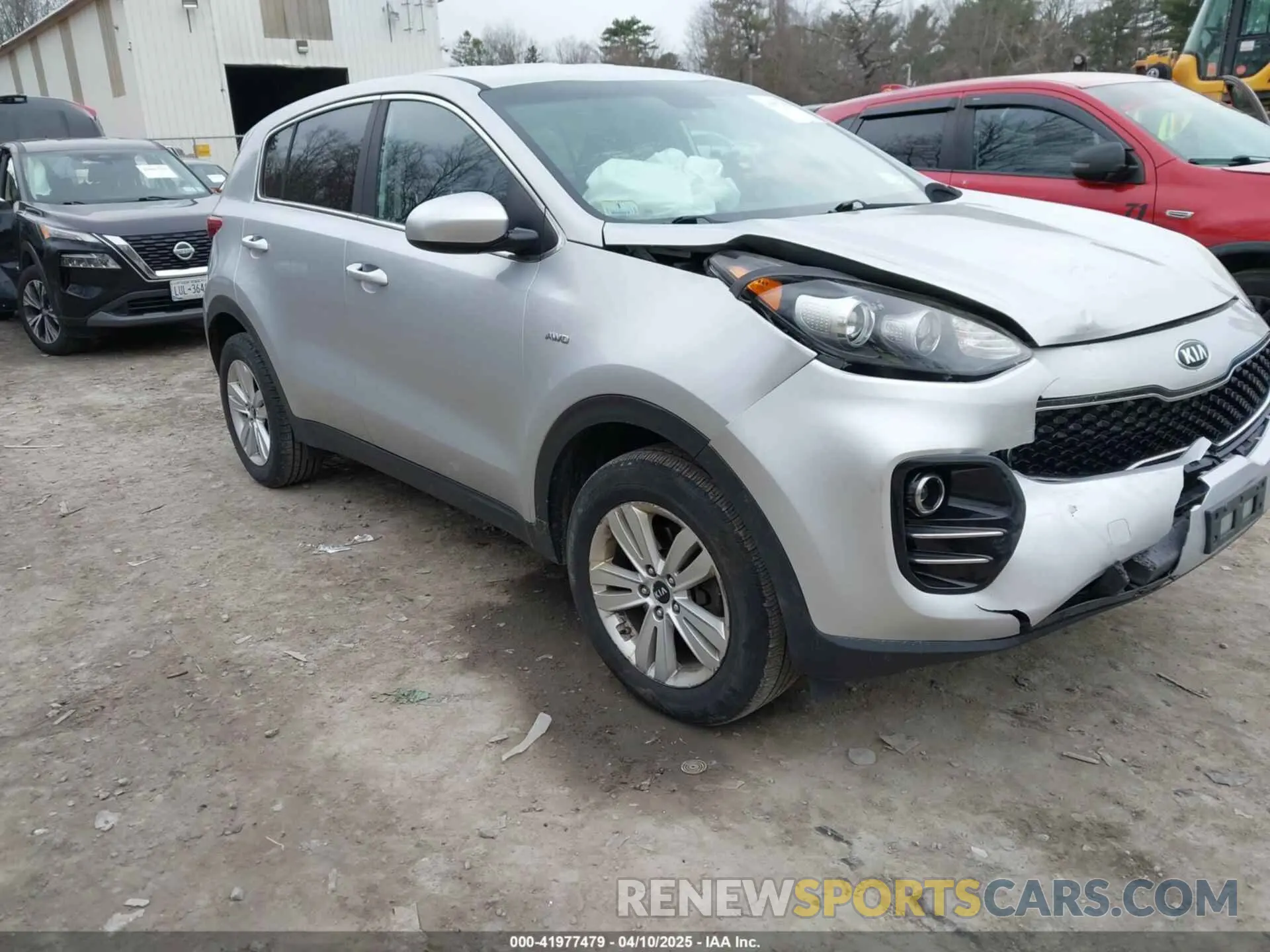 1 Photograph of a damaged car KNDPMCAC5K7531976 KIA SPORTAGE 2019