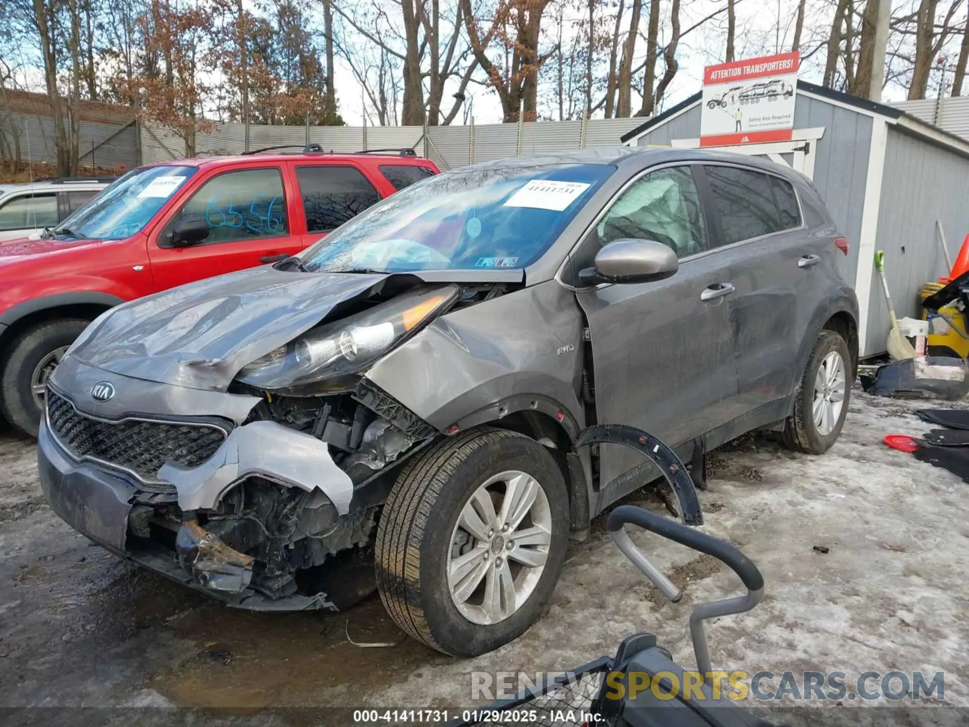 2 Photograph of a damaged car KNDPMCAC5K7550155 KIA SPORTAGE 2019