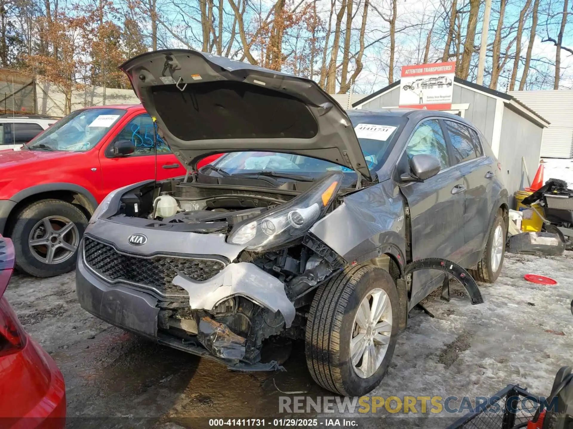 6 Photograph of a damaged car KNDPMCAC5K7550155 KIA SPORTAGE 2019