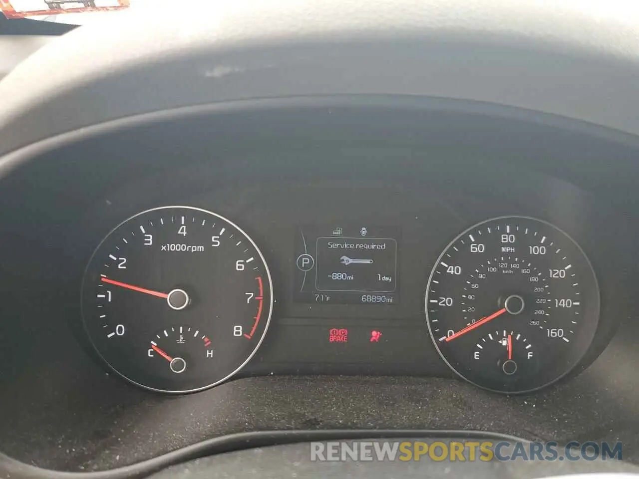 9 Photograph of a damaged car KNDPMCAC5K7553086 KIA SPORTAGE 2019