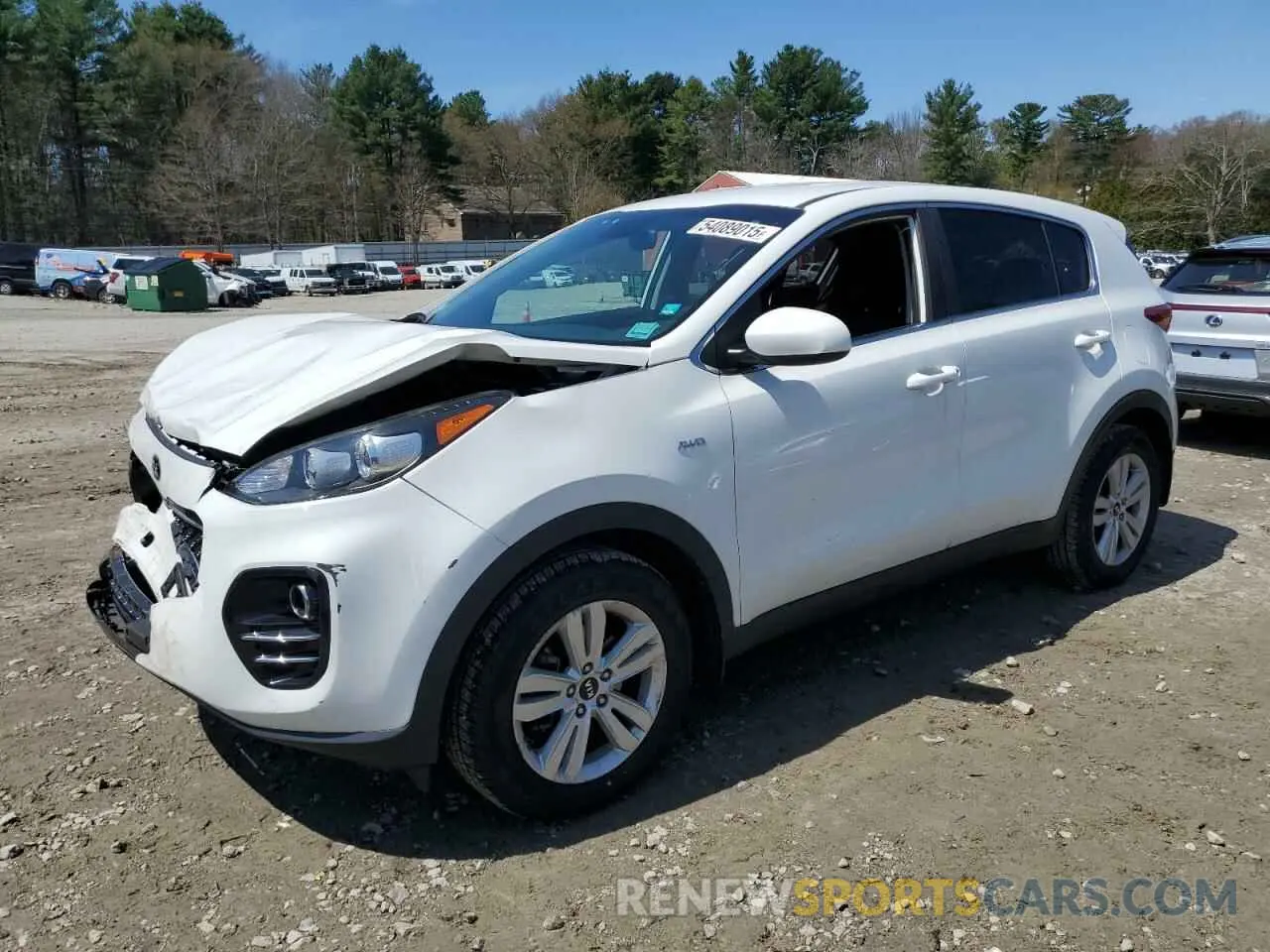 1 Photograph of a damaged car KNDPMCAC6K7498535 KIA SPORTAGE 2019
