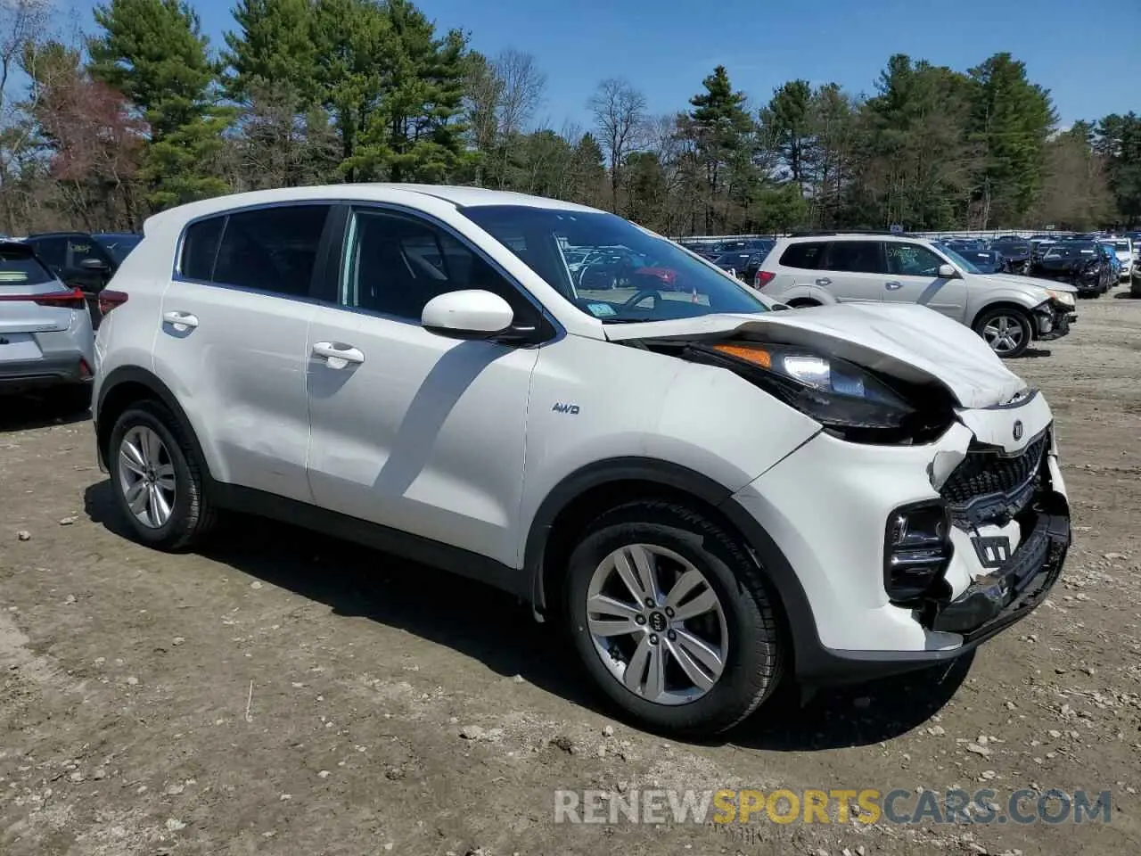 4 Photograph of a damaged car KNDPMCAC6K7498535 KIA SPORTAGE 2019