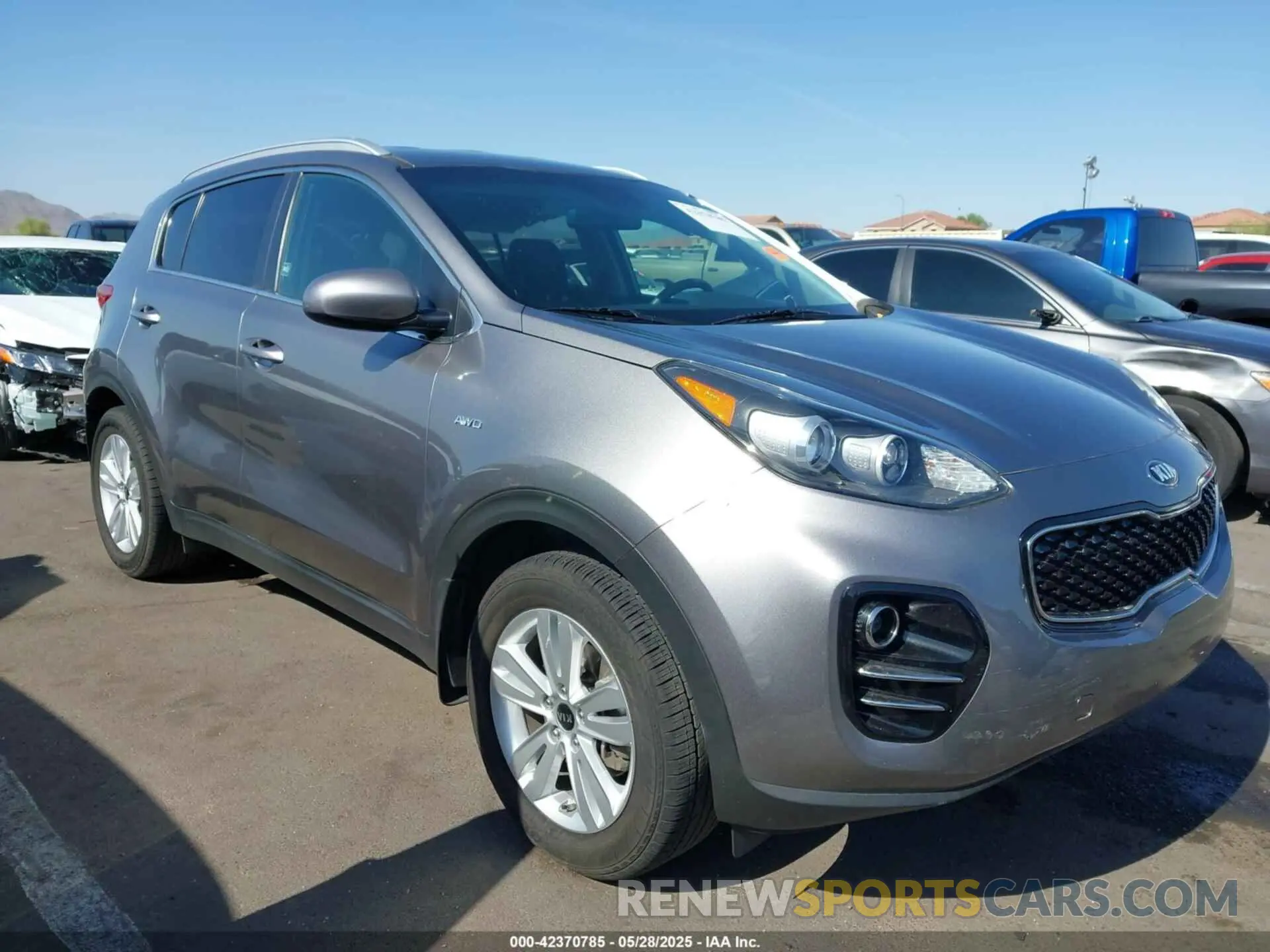 1 Photograph of a damaged car KNDPMCAC6K7528696 KIA SPORTAGE 2019
