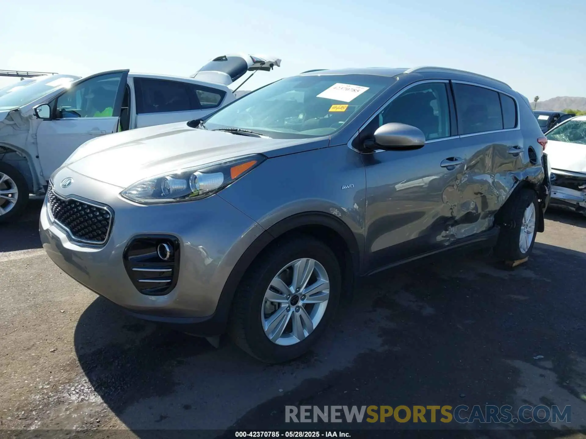 2 Photograph of a damaged car KNDPMCAC6K7528696 KIA SPORTAGE 2019