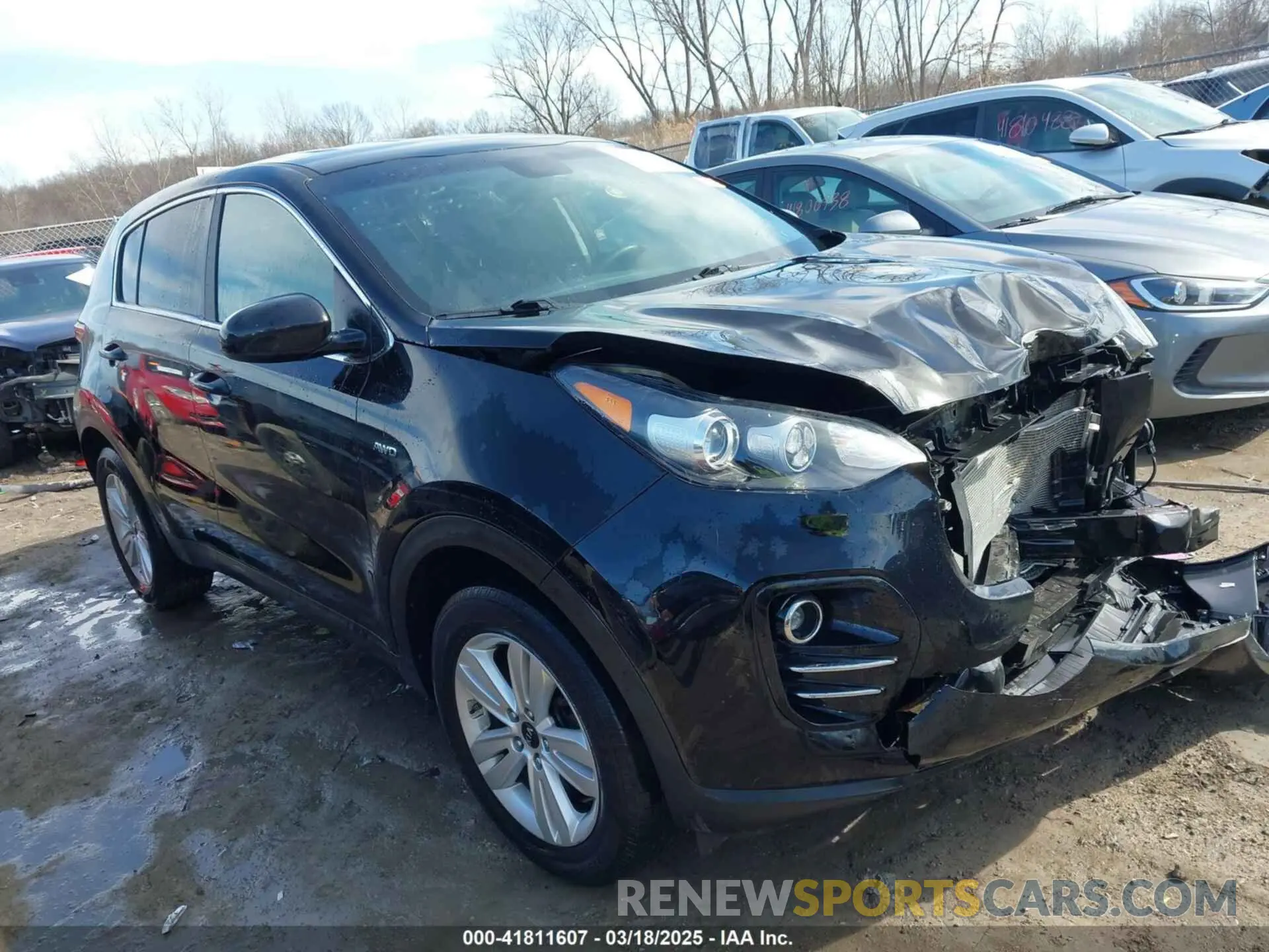 1 Photograph of a damaged car KNDPMCAC6K7616101 KIA SPORTAGE 2019