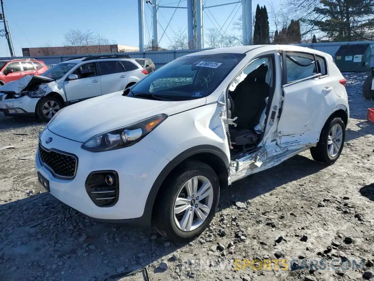 1 Photograph of a damaged car KNDPMCAC8K7551008 KIA SPORTAGE 2019