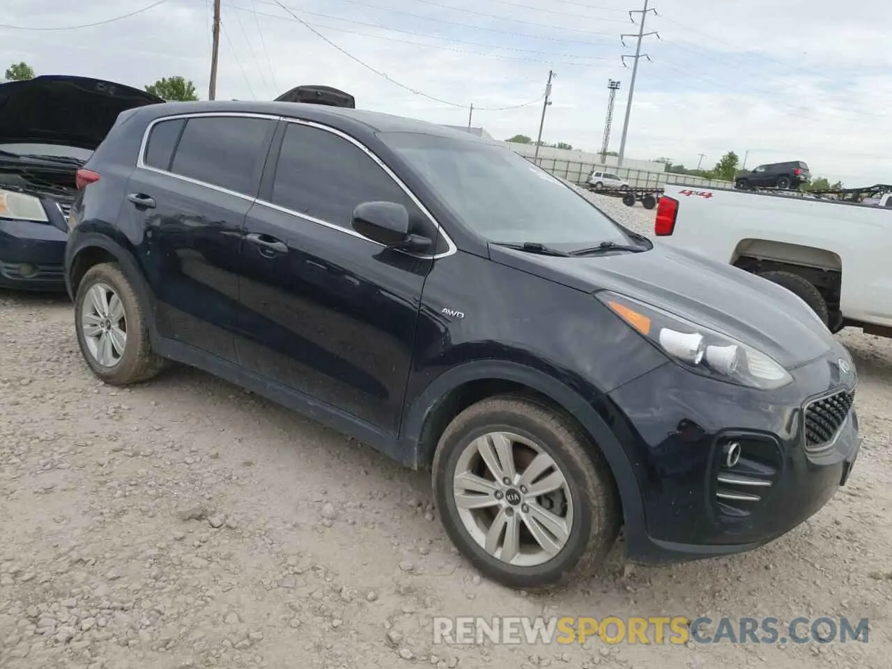 4 Photograph of a damaged car KNDPMCAC8K7616651 KIA SPORTAGE 2019