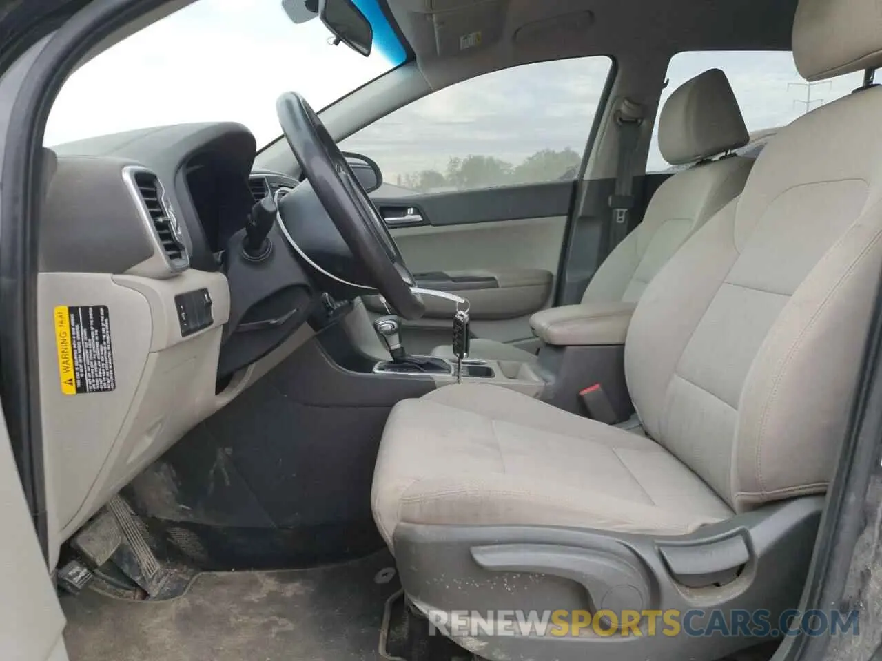 7 Photograph of a damaged car KNDPMCAC8K7616651 KIA SPORTAGE 2019