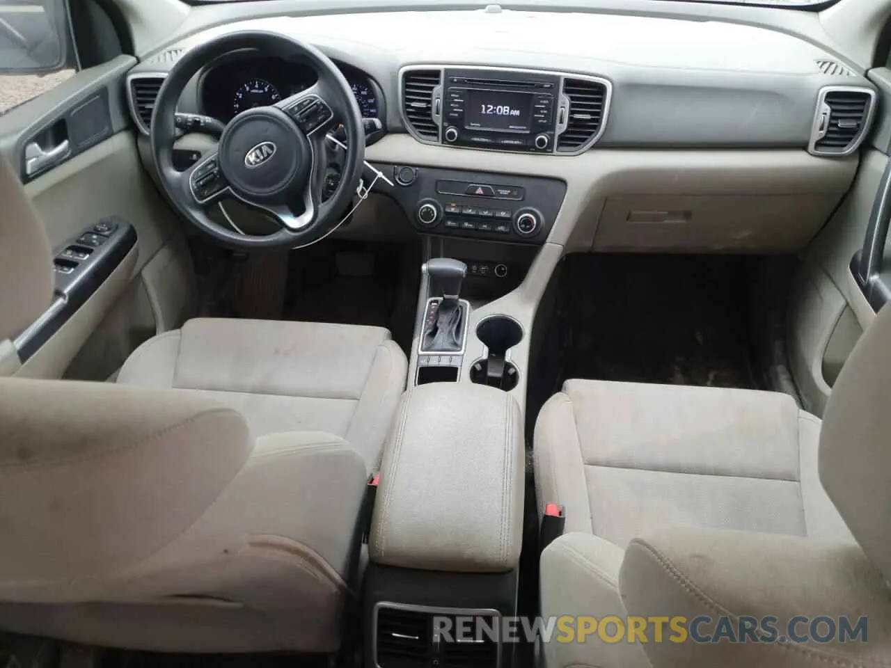8 Photograph of a damaged car KNDPMCAC8K7616651 KIA SPORTAGE 2019