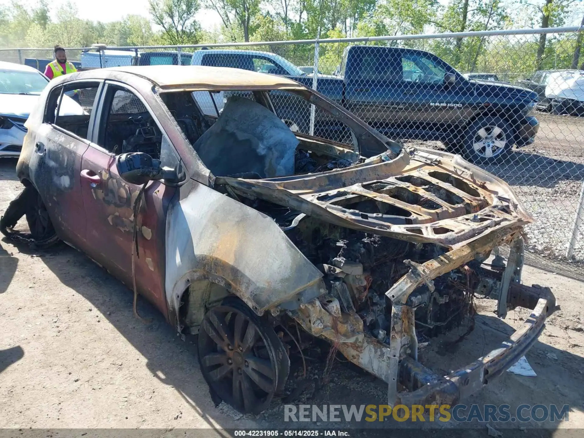 1 Photograph of a damaged car KNDPMCAC9K7507471 KIA SPORTAGE 2019