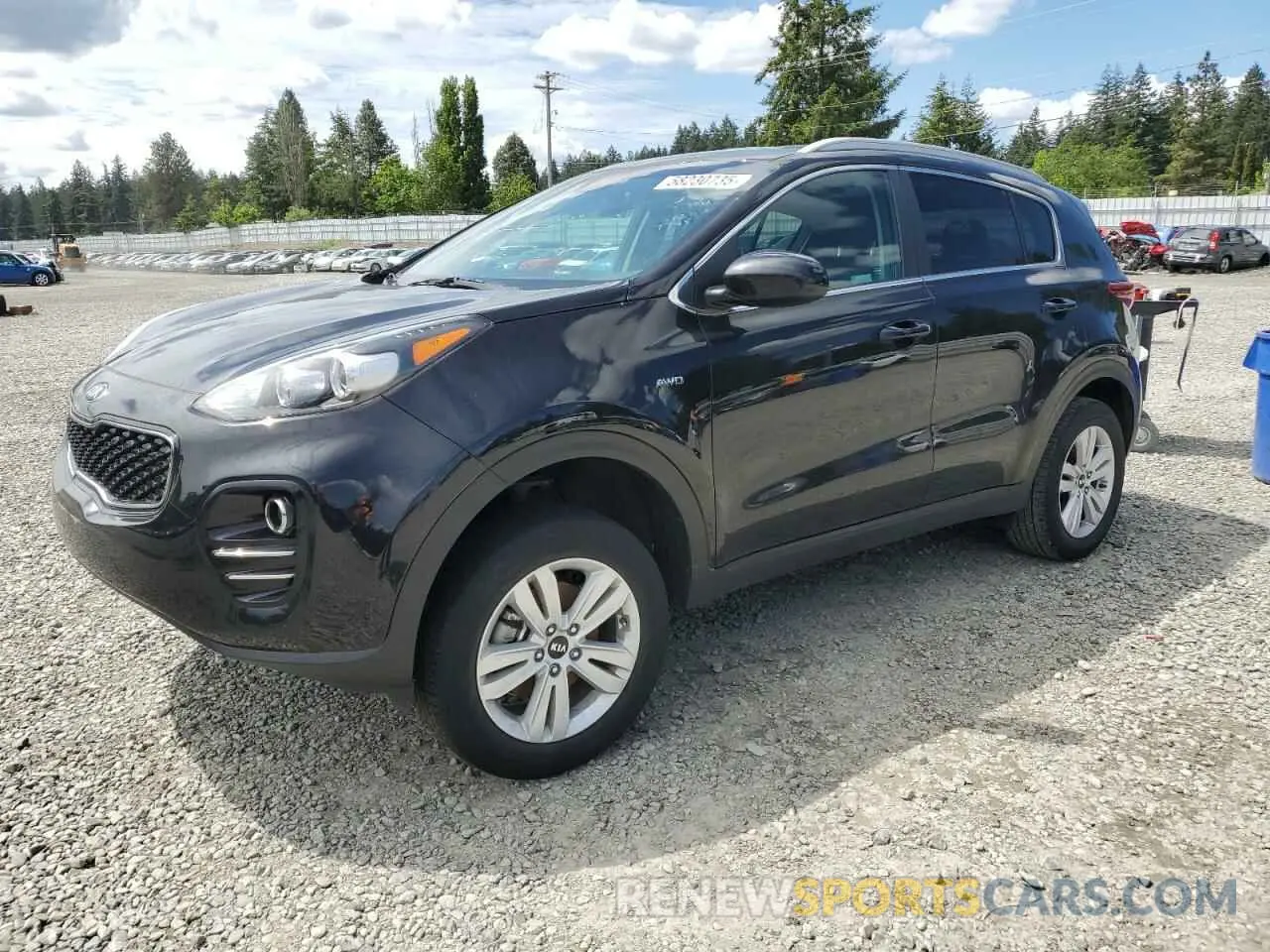1 Photograph of a damaged car KNDPMCAC9K7579156 KIA SPORTAGE 2019