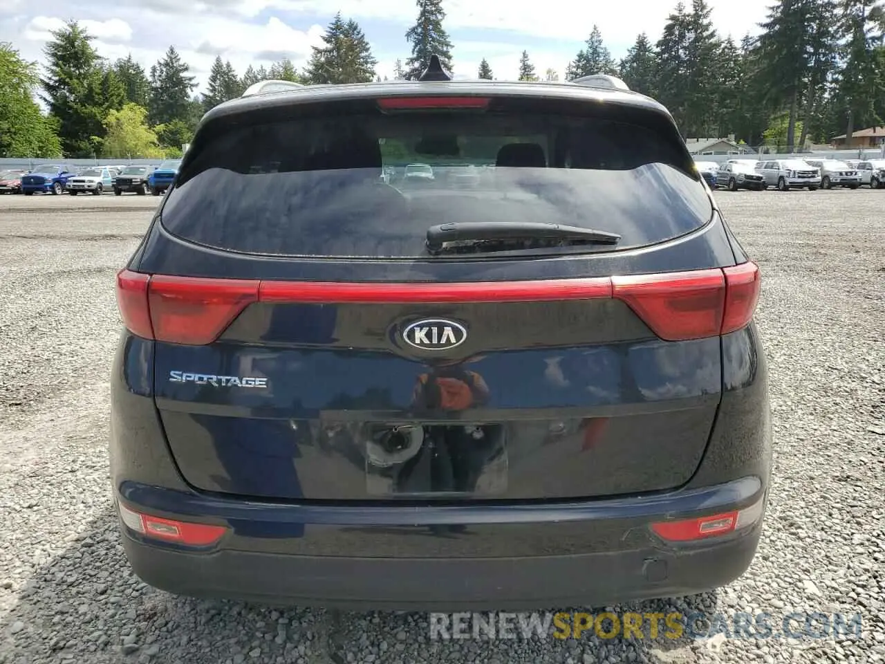 6 Photograph of a damaged car KNDPMCAC9K7579156 KIA SPORTAGE 2019