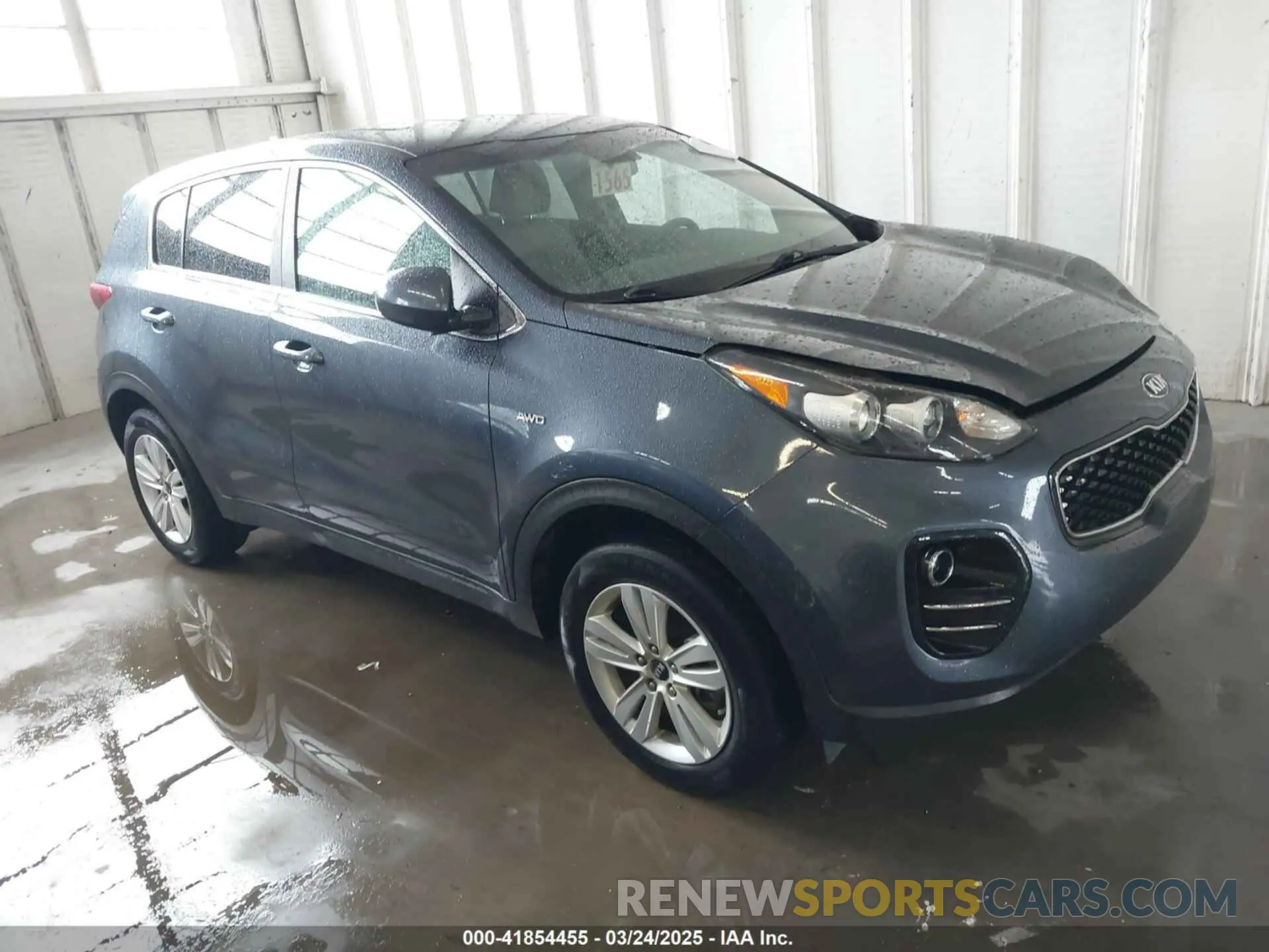 1 Photograph of a damaged car KNDPMCAC9K7611877 KIA SPORTAGE 2019