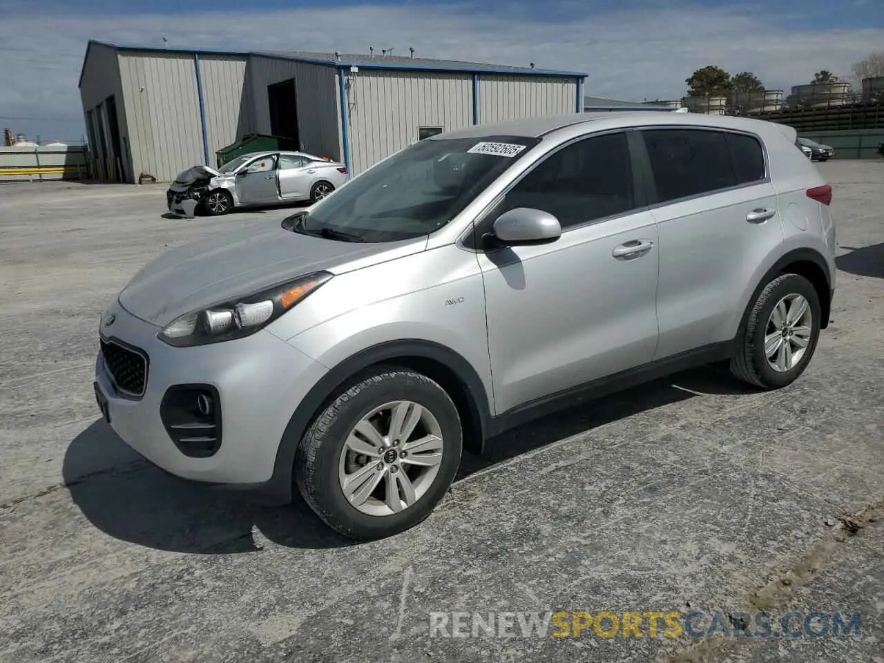 1 Photograph of a damaged car KNDPMCACXK7553701 KIA SPORTAGE 2019