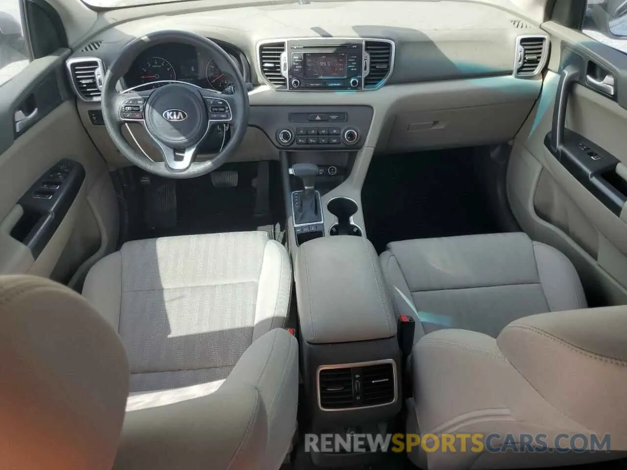 8 Photograph of a damaged car KNDPMCACXK7553701 KIA SPORTAGE 2019