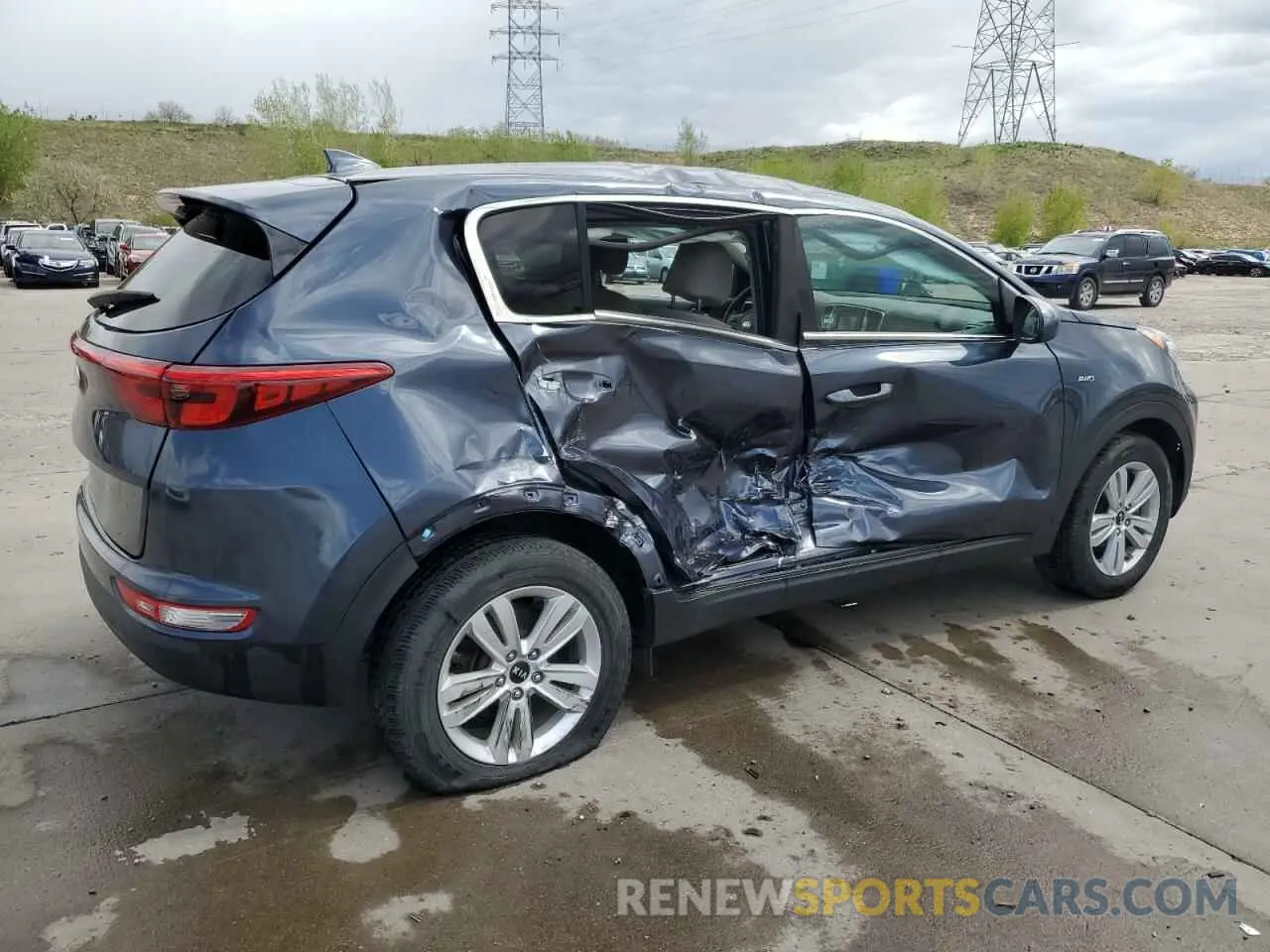 3 Photograph of a damaged car KNDPMCACXK7560535 KIA SPORTAGE 2019