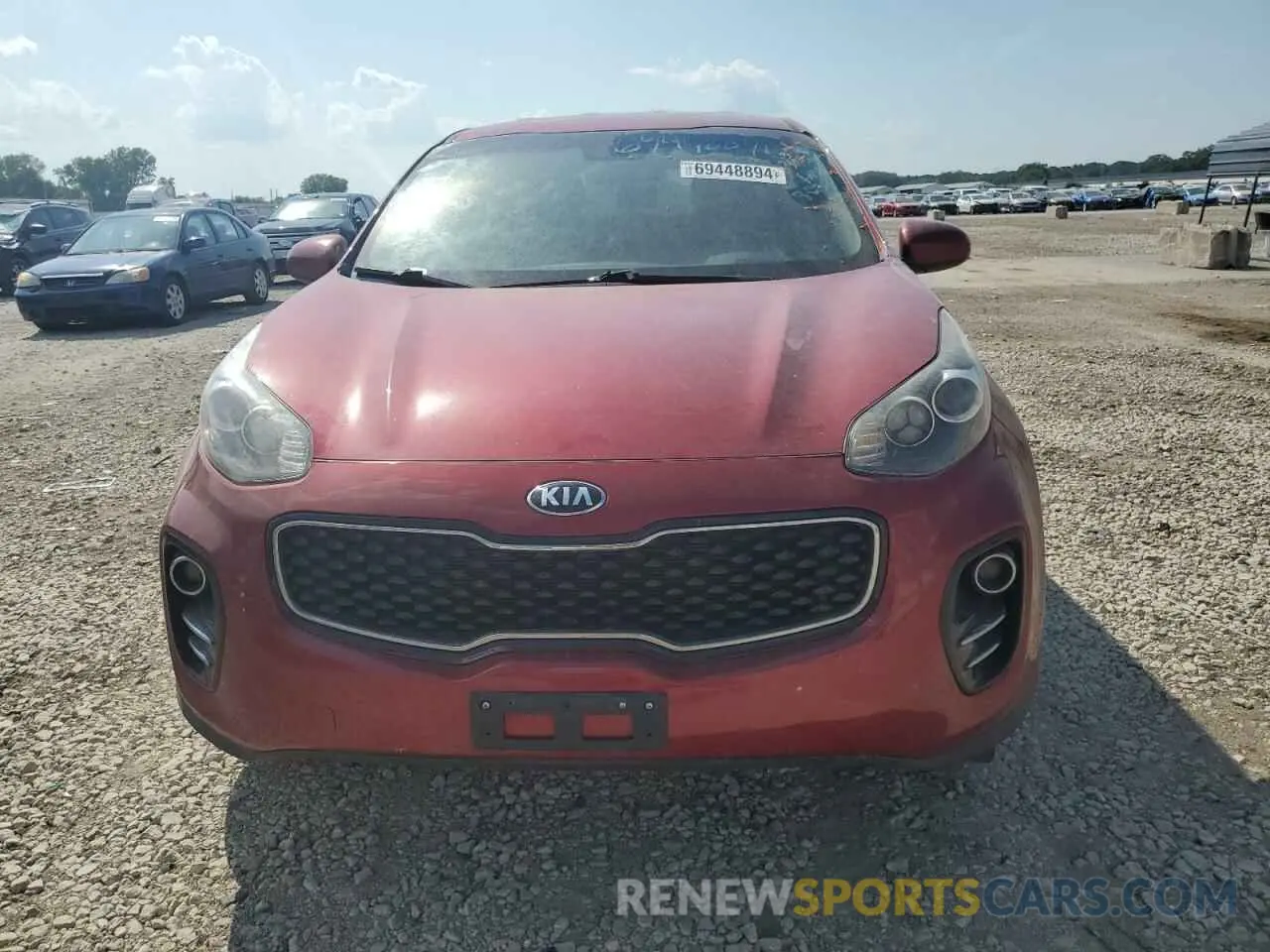 5 Photograph of a damaged car KNDPMCACXK7560860 KIA SPORTAGE 2019