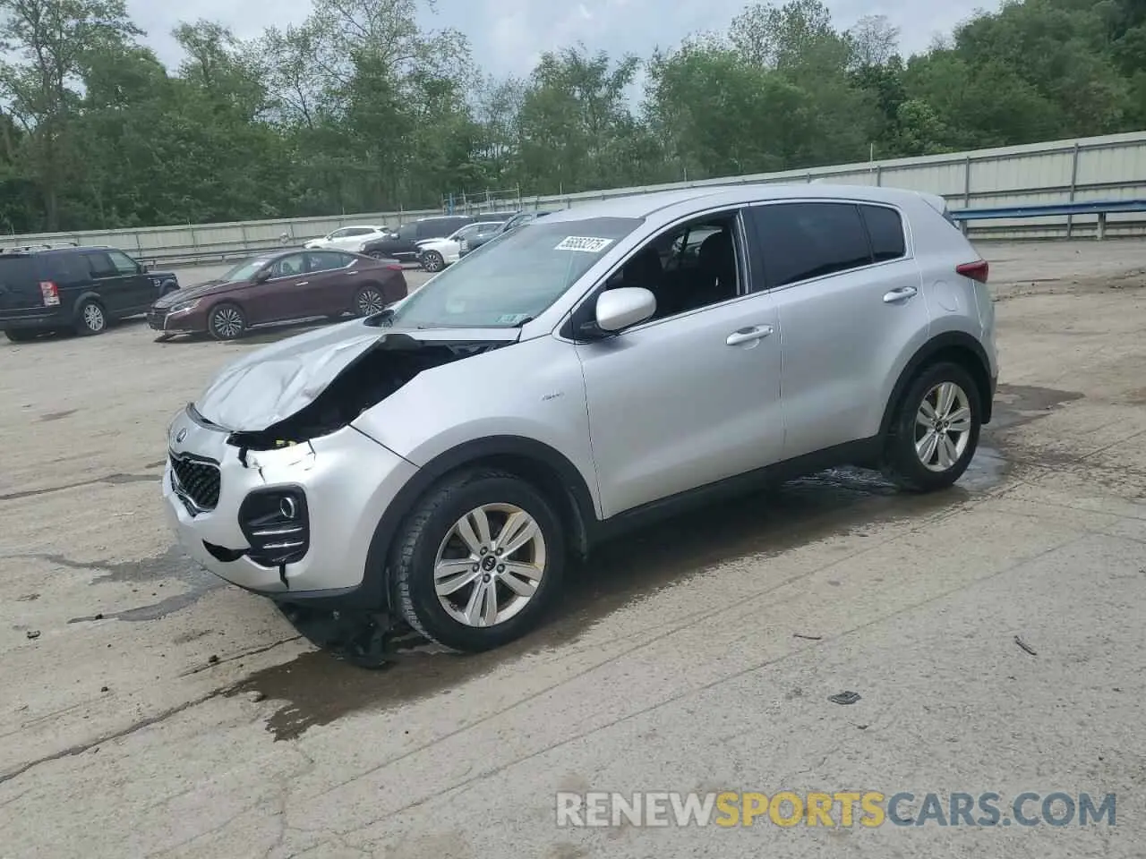 1 Photograph of a damaged car KNDPMCACXK7562642 KIA SPORTAGE 2019