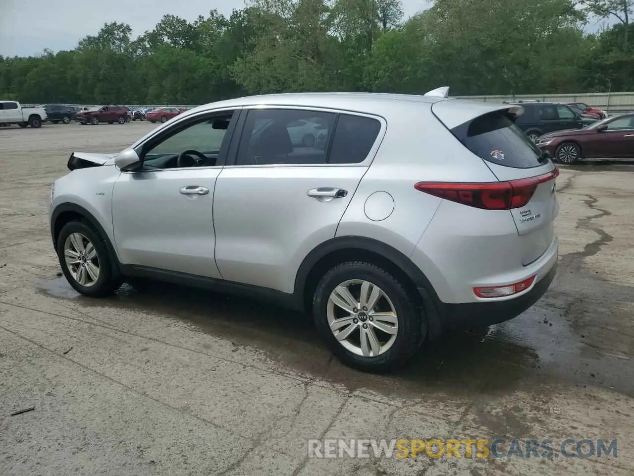 2 Photograph of a damaged car KNDPMCACXK7562642 KIA SPORTAGE 2019