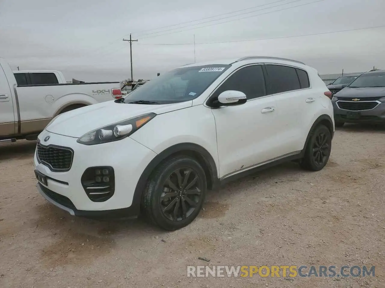 1 Photograph of a damaged car KNDPN3AC0K7570116 KIA SPORTAGE 2019