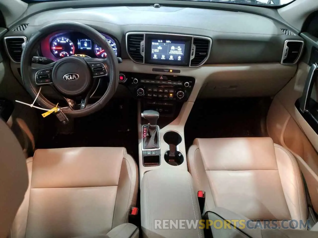 8 Photograph of a damaged car KNDPN3AC1K7510362 KIA SPORTAGE 2019