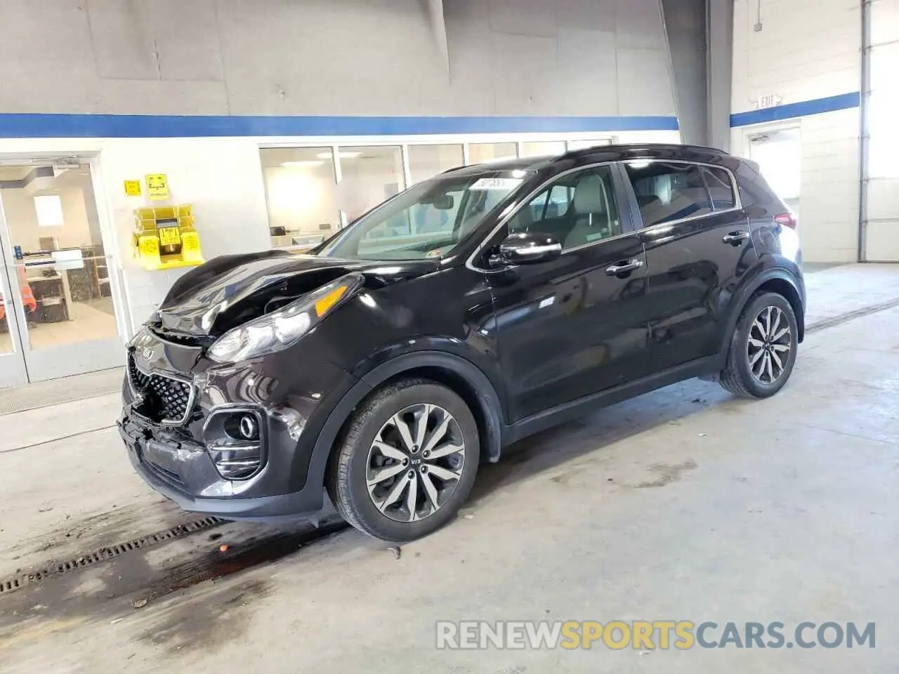 1 Photograph of a damaged car KNDPN3AC4K7589428 KIA SPORTAGE 2019