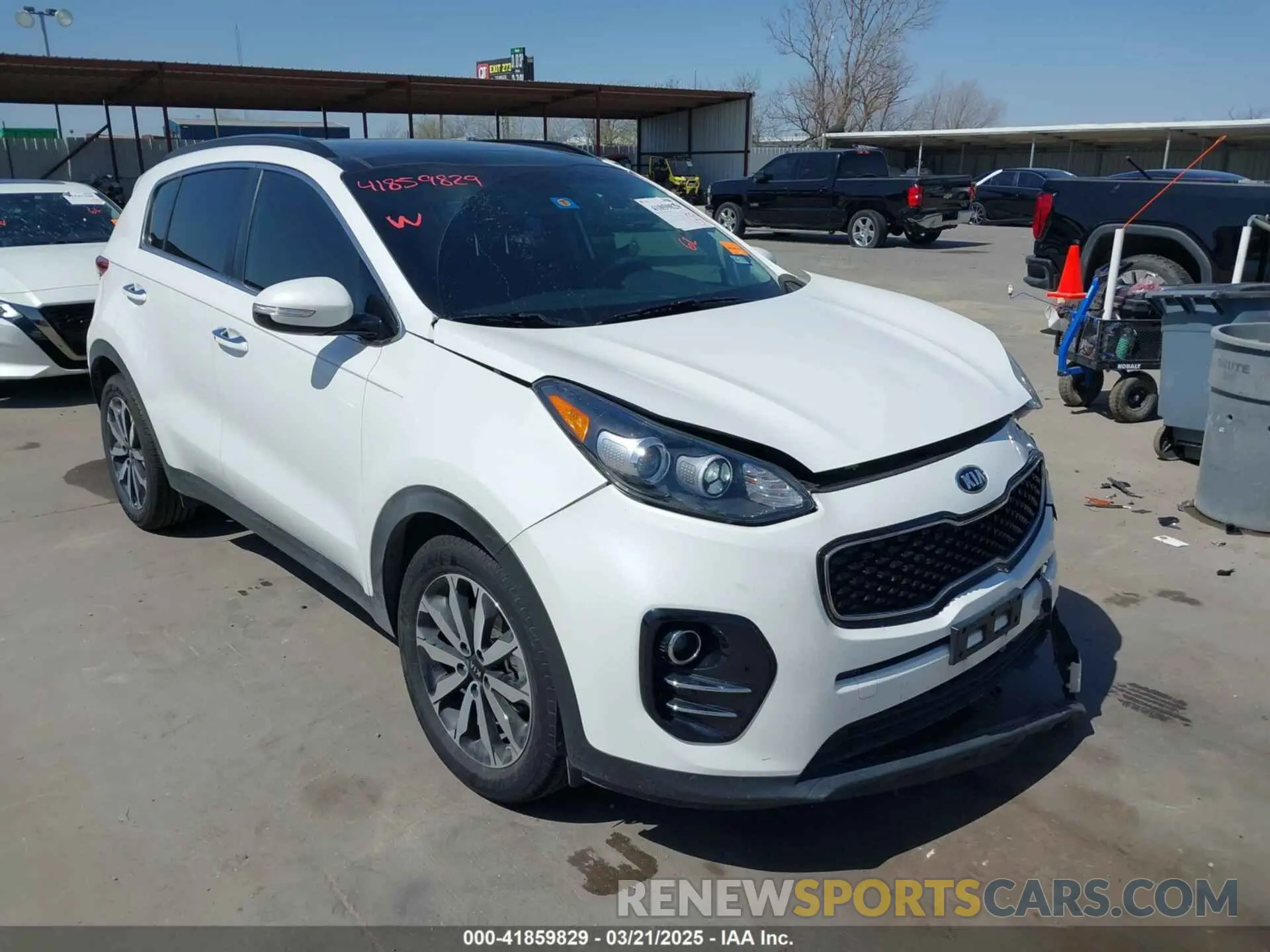1 Photograph of a damaged car KNDPN3AC7K7516022 KIA SPORTAGE 2019