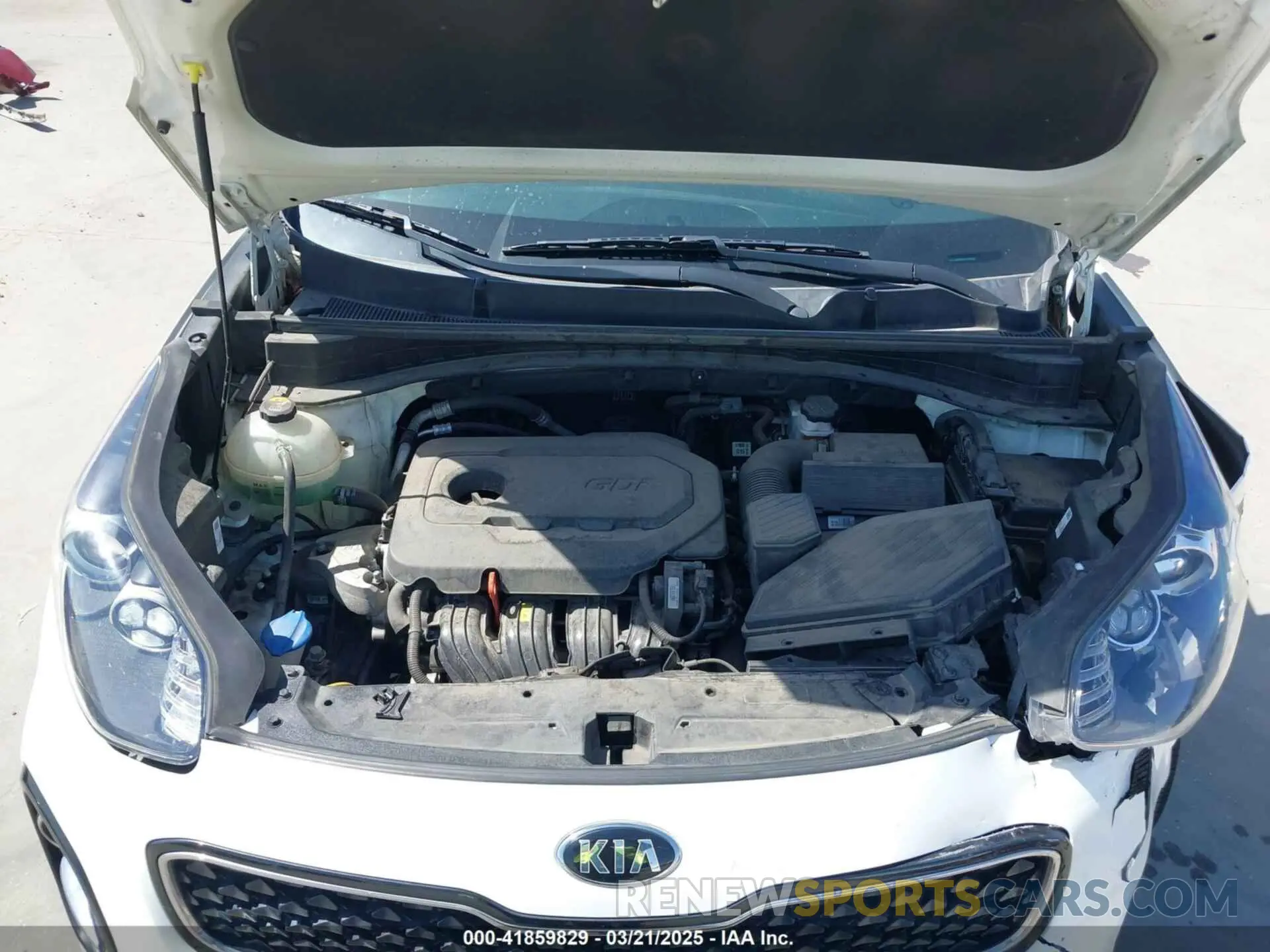 10 Photograph of a damaged car KNDPN3AC7K7516022 KIA SPORTAGE 2019