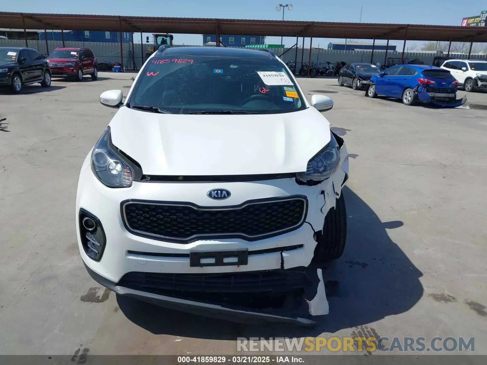 12 Photograph of a damaged car KNDPN3AC7K7516022 KIA SPORTAGE 2019