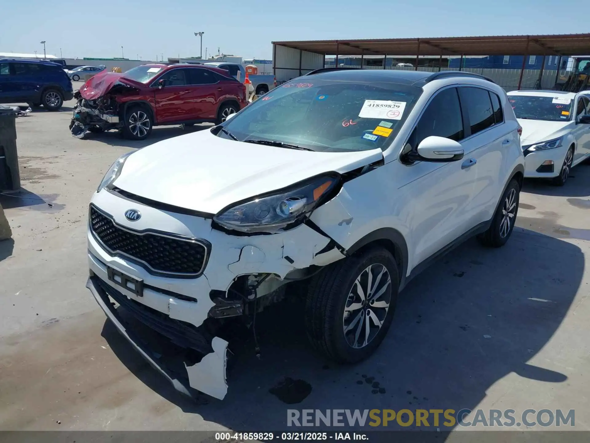 2 Photograph of a damaged car KNDPN3AC7K7516022 KIA SPORTAGE 2019
