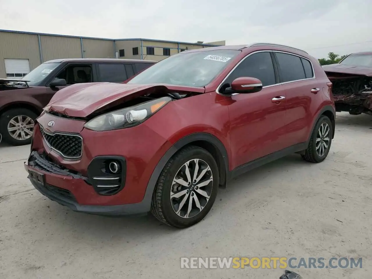 1 Photograph of a damaged car KNDPN3AC8K7531502 KIA SPORTAGE 2019