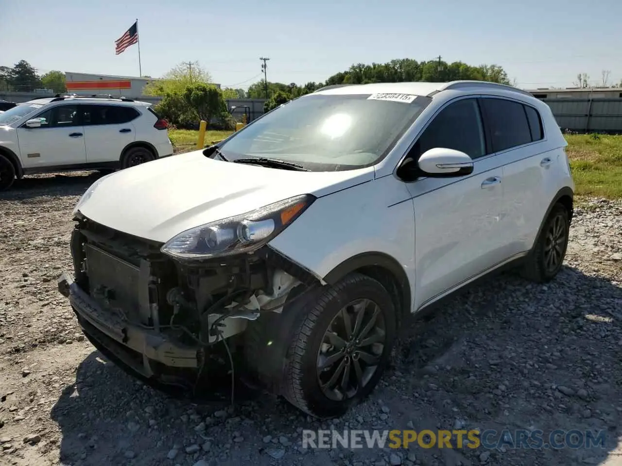 1 Photograph of a damaged car KNDPN3AC8K7560353 KIA SPORTAGE 2019